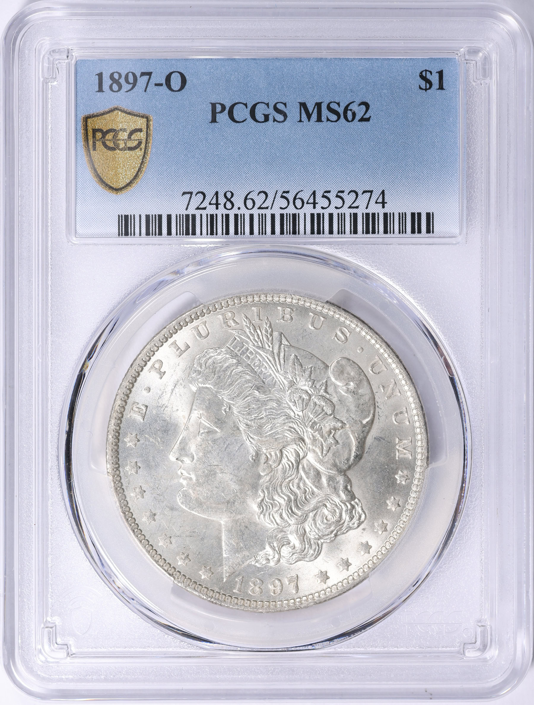1897-O Morgan Silver Dollar PCGS MS-62 (Item 2203180