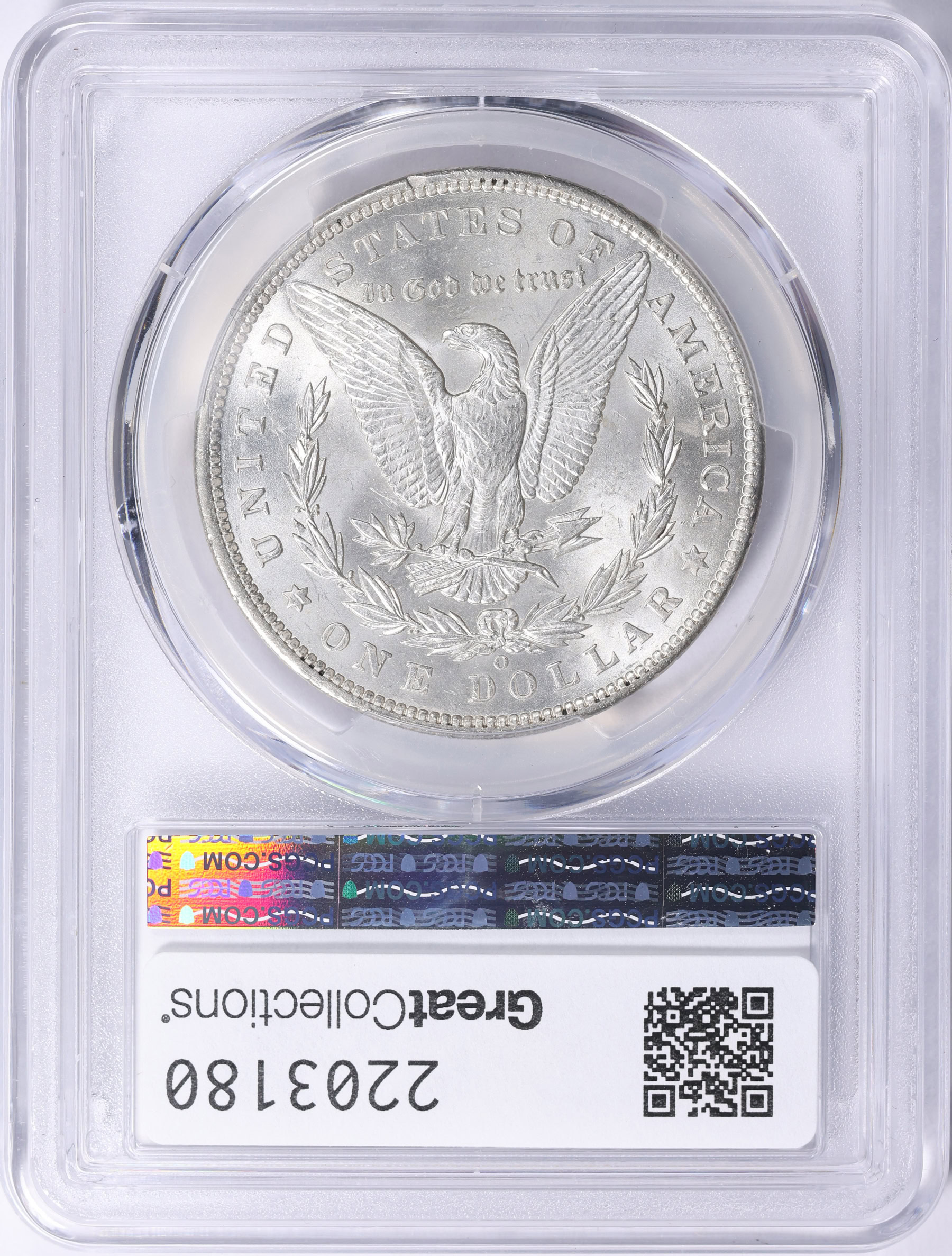 1897-O Morgan Silver Dollar PCGS MS-62 (Item 2203180
