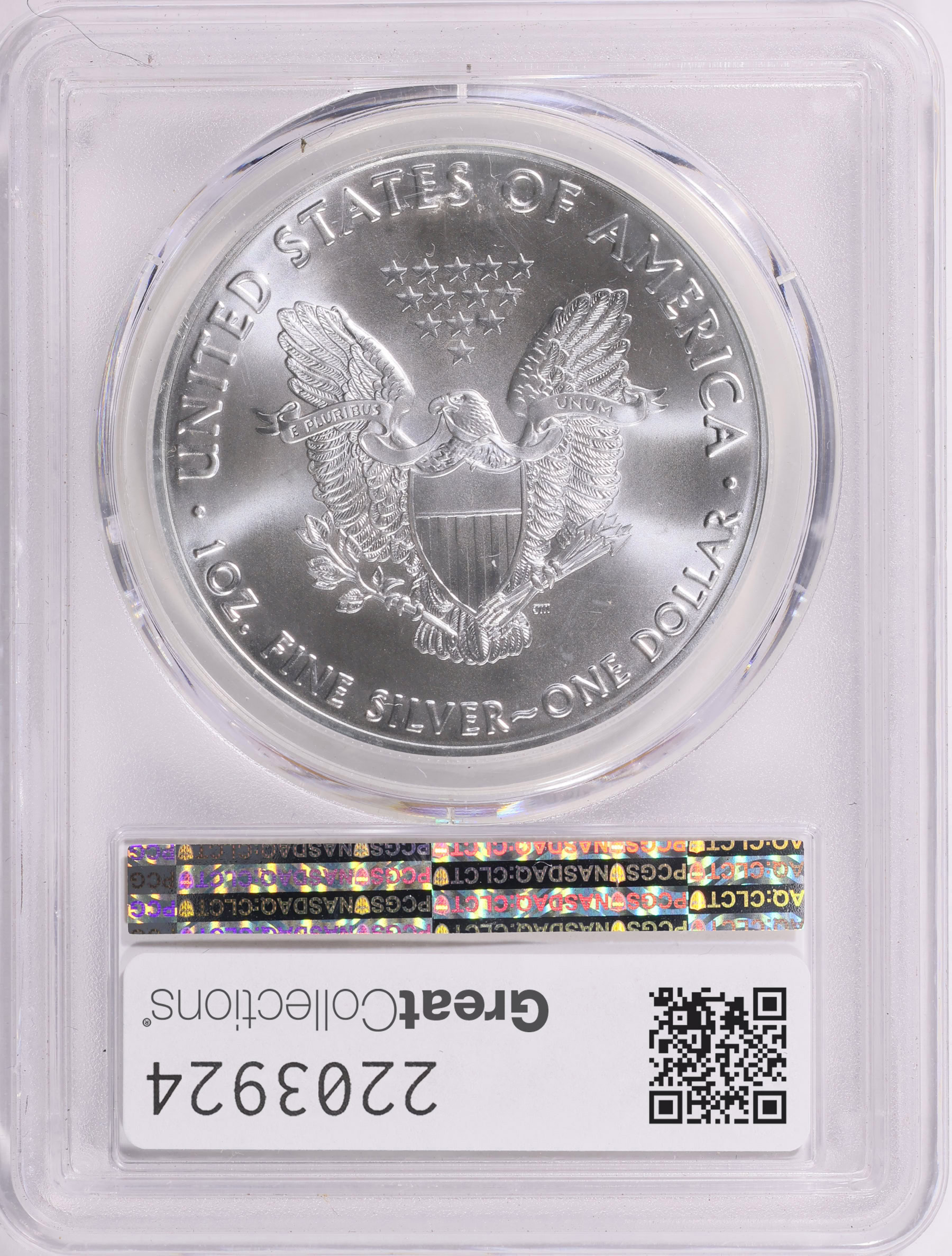 2016 $1 Silver Eagle 30th Anniversary PCGS MS-70 (Item 2203924