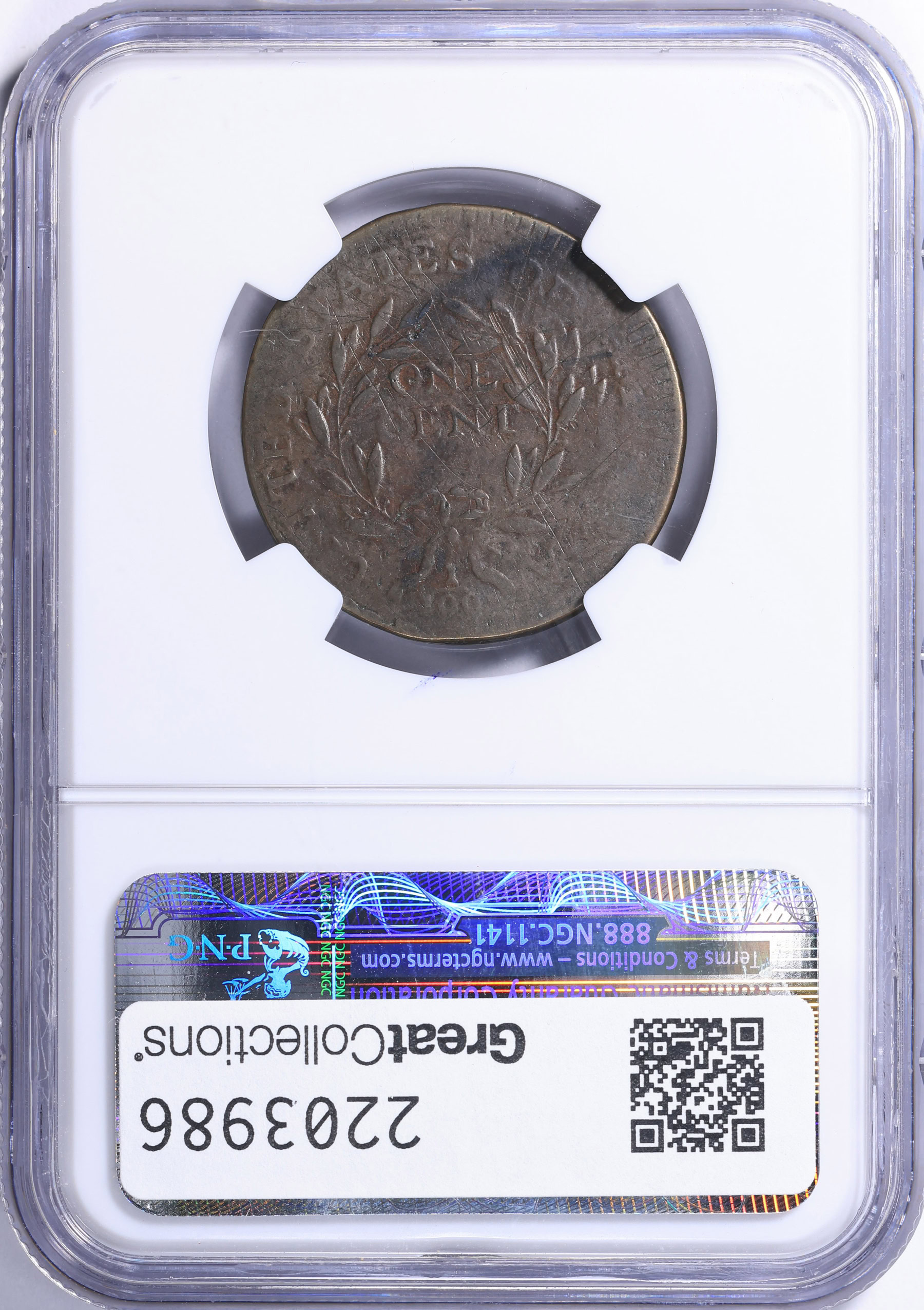 ABCD E様 Mint Error 1795 Liberty Cap Cent Plain Edge S-76B Double Struck