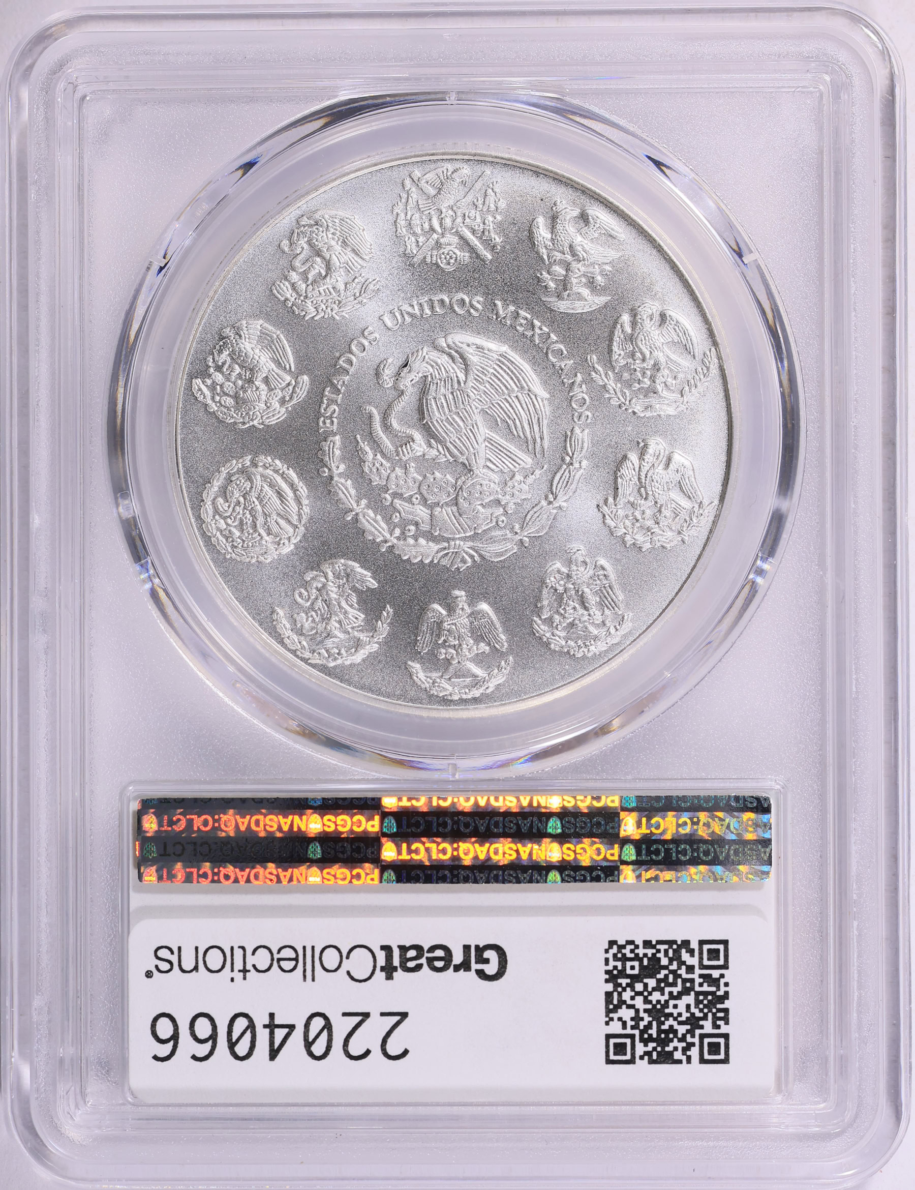 Mexico 2018-Mo Silver Onza Libertad KM-639 First Strike PCGS MS-70