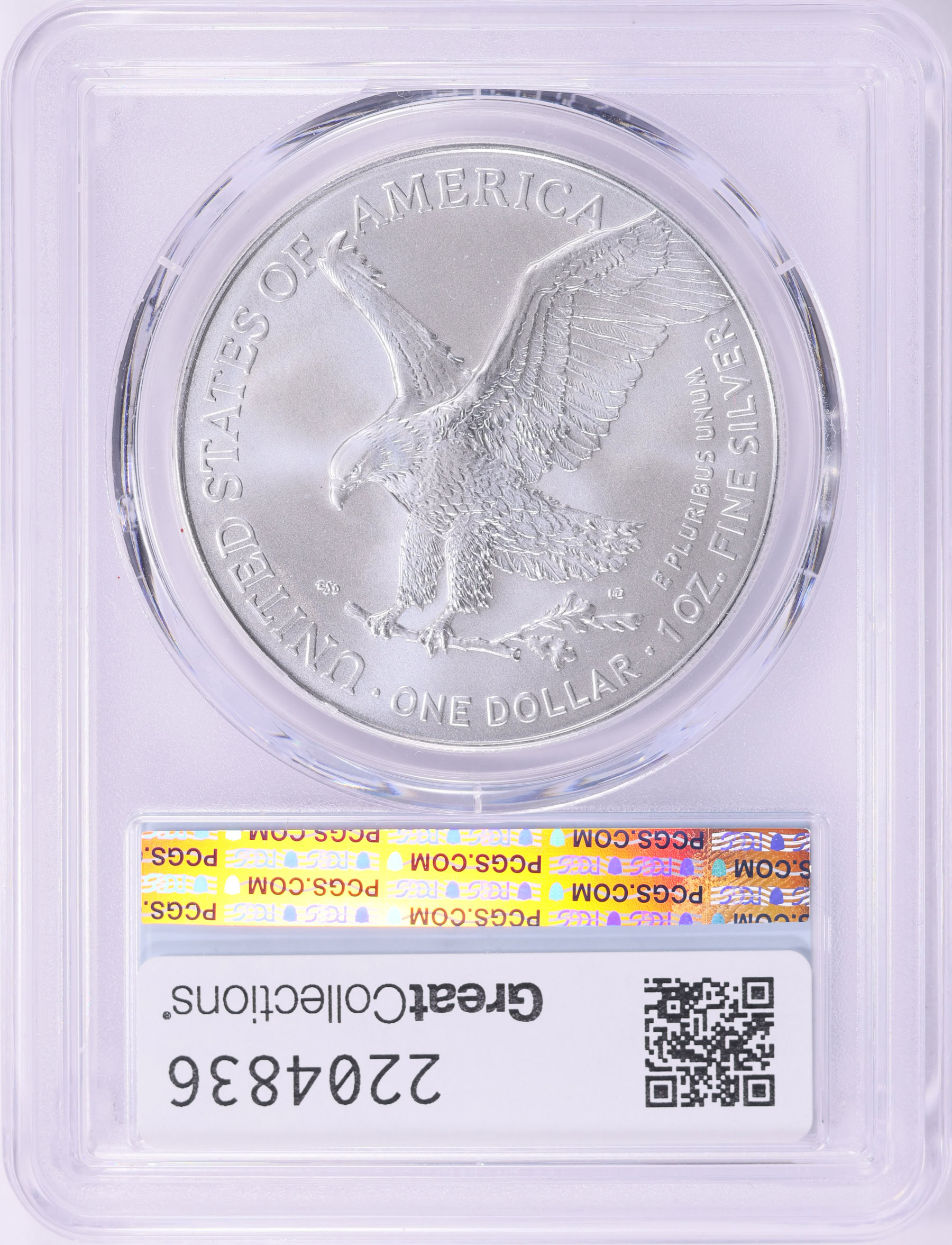 2024 $1 Silver Eagle First Strike PCGS MS-70 | PCGS Cert #60889891