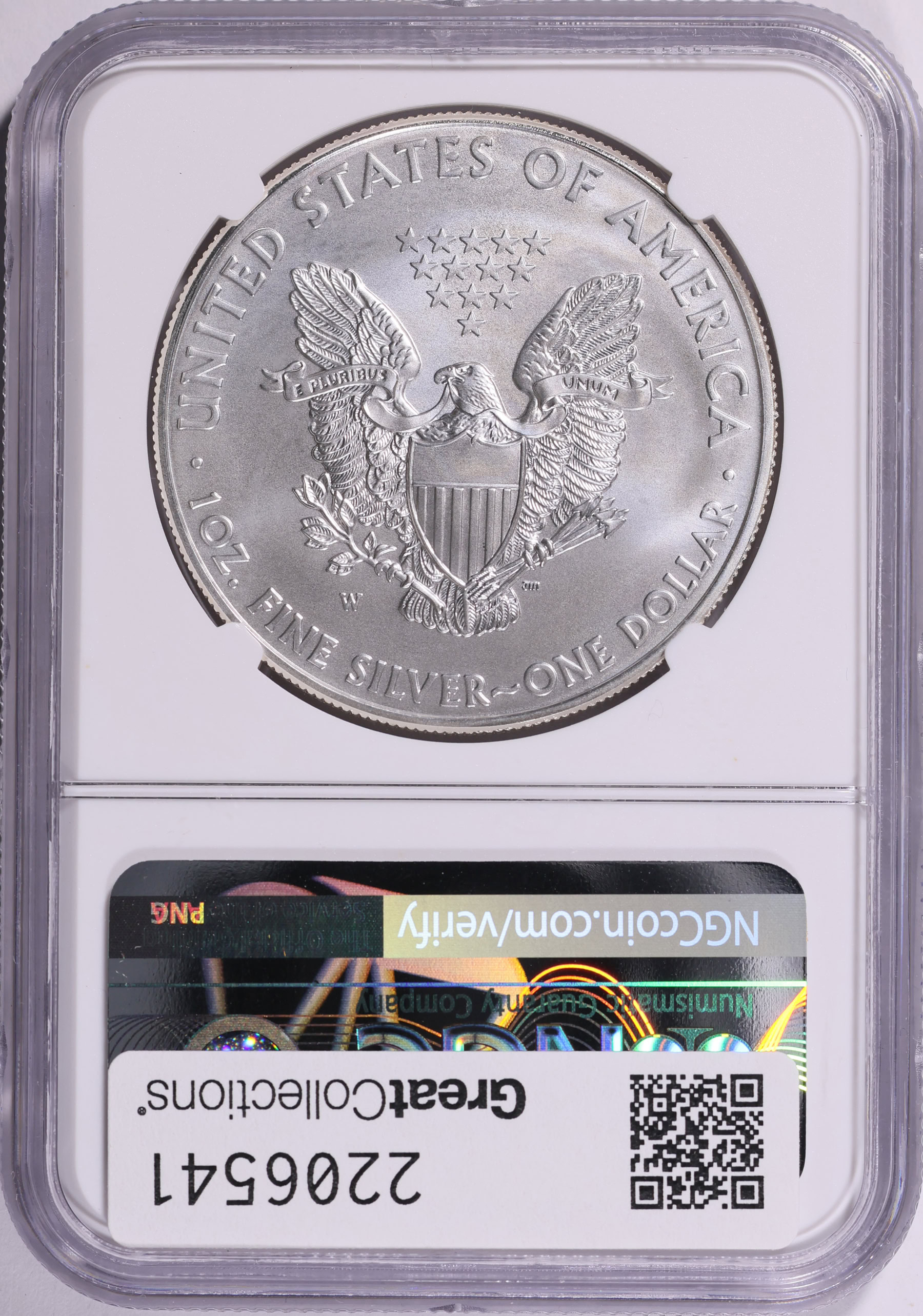 2011-W $1 Silver Eagle 25th Anniversary NGC MS-70 (Mercanti Signed