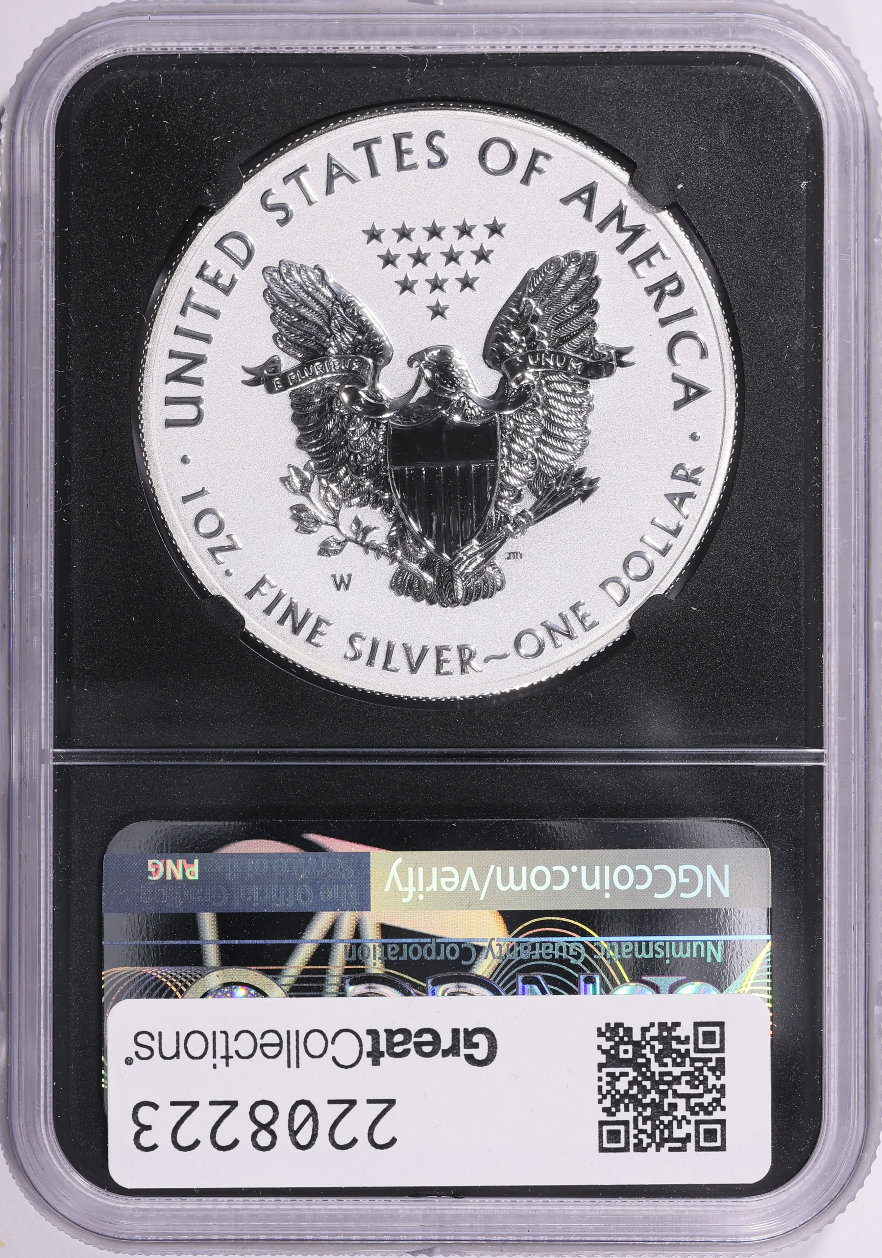 2021-W $1 Silver Eagle Reverse Proof Type 1 Designer Edition First