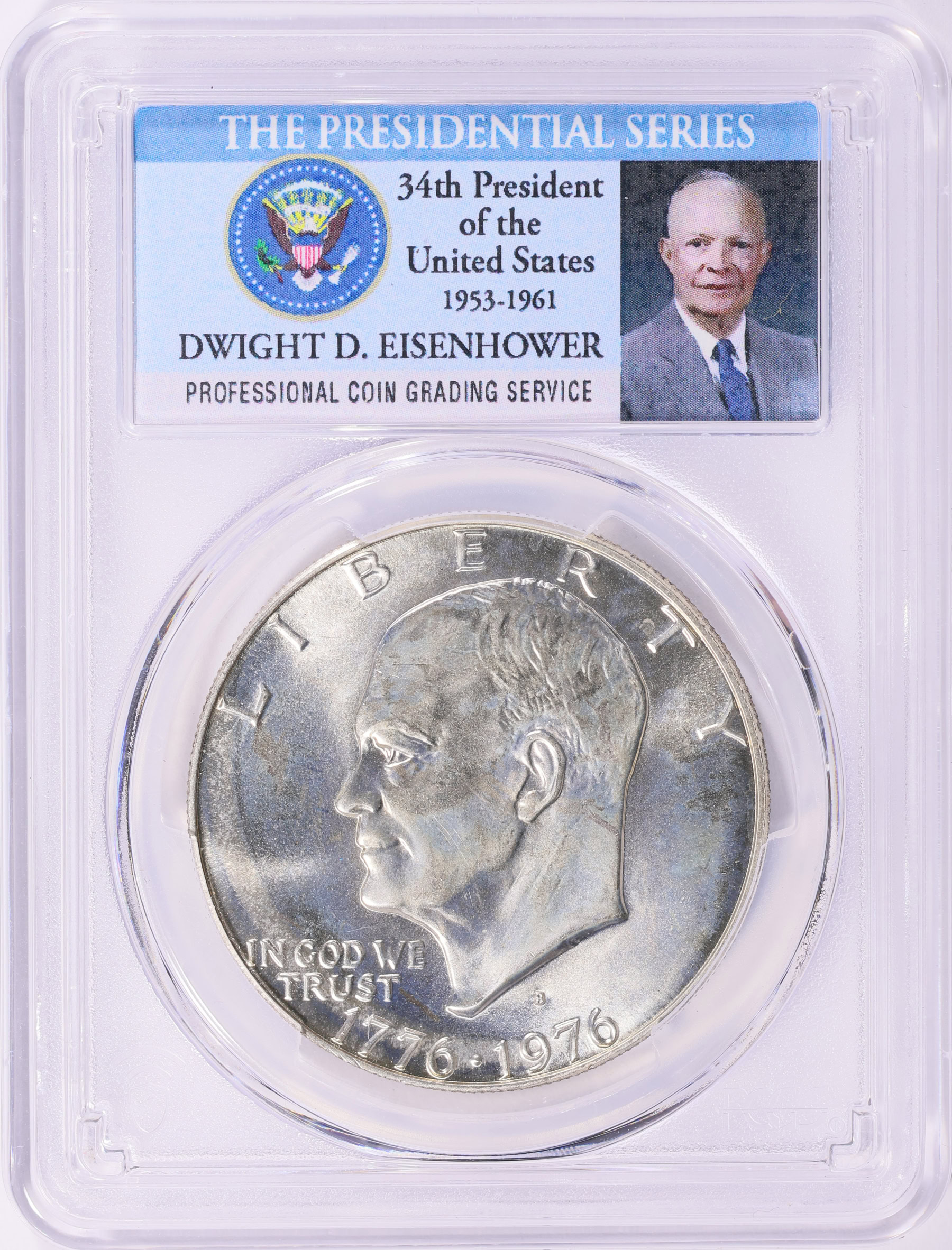 1976-S Eisenhower Dollar Silver PCGS MS-67 (Portrait Label) (Item