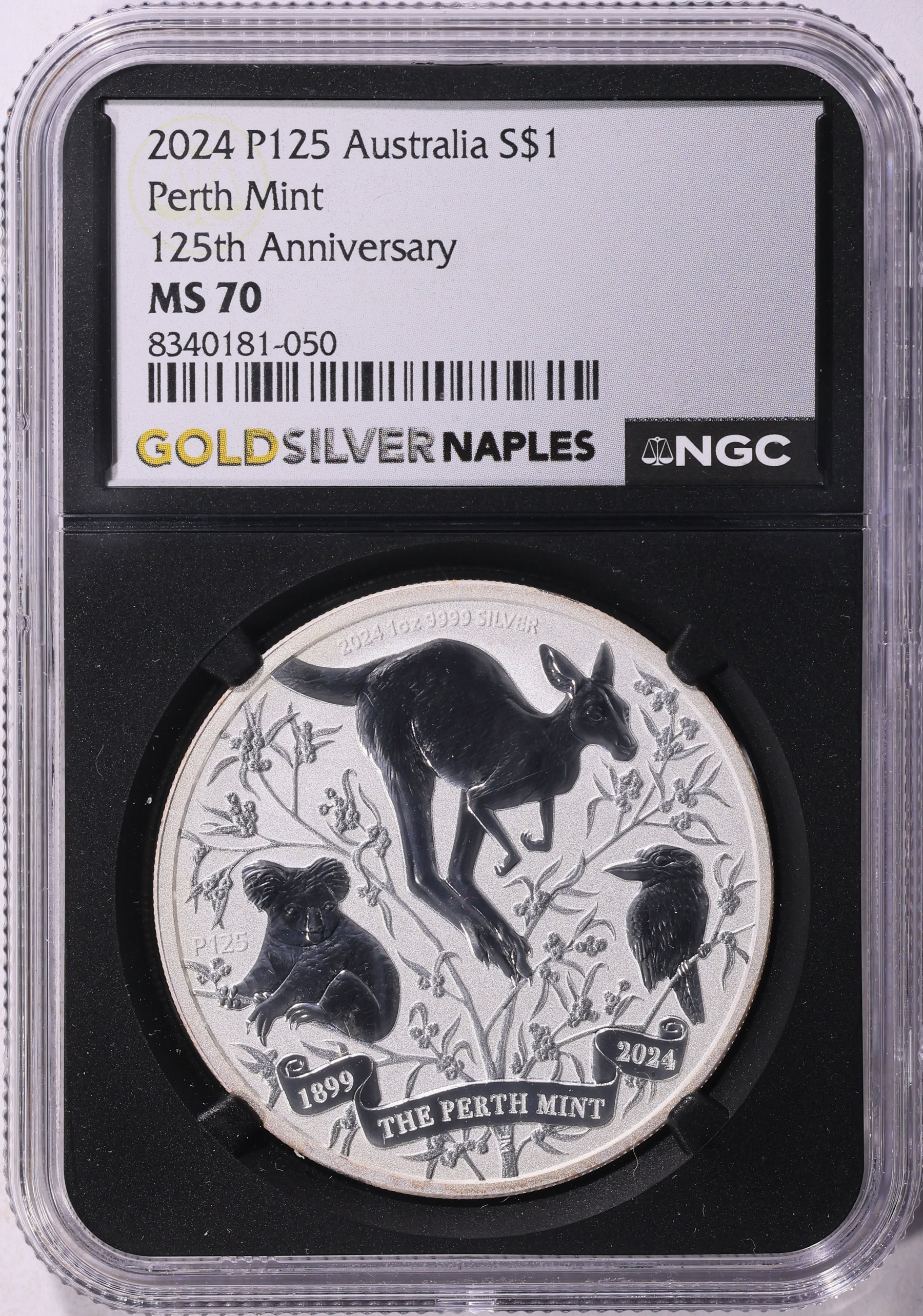 Australia 2024-P125 Silver Dollar Perth Mint 125th Anniversary KM