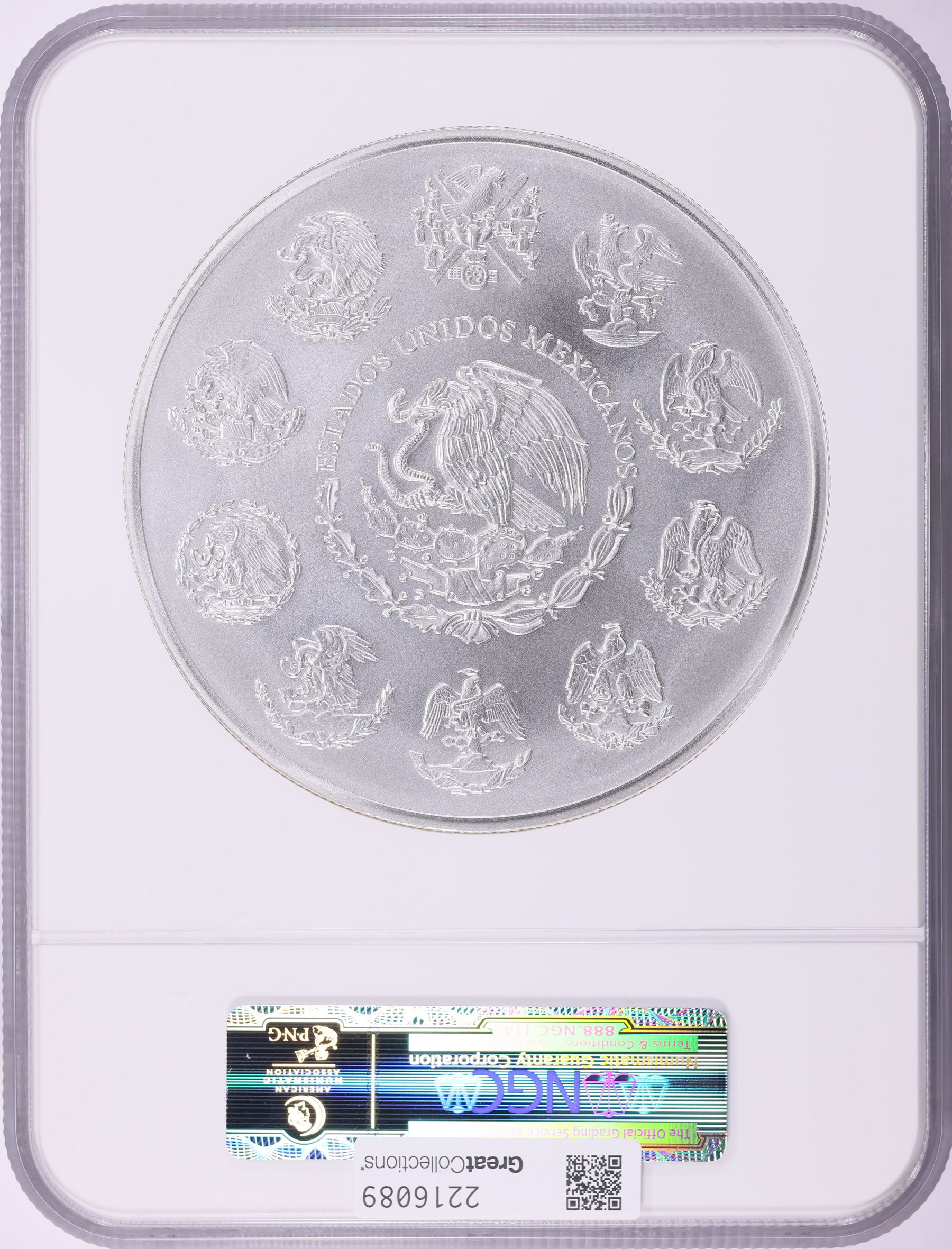 Mexico 2025-Mo Silver Kilo Libertad KM-677 NGC MS-70 (ASW