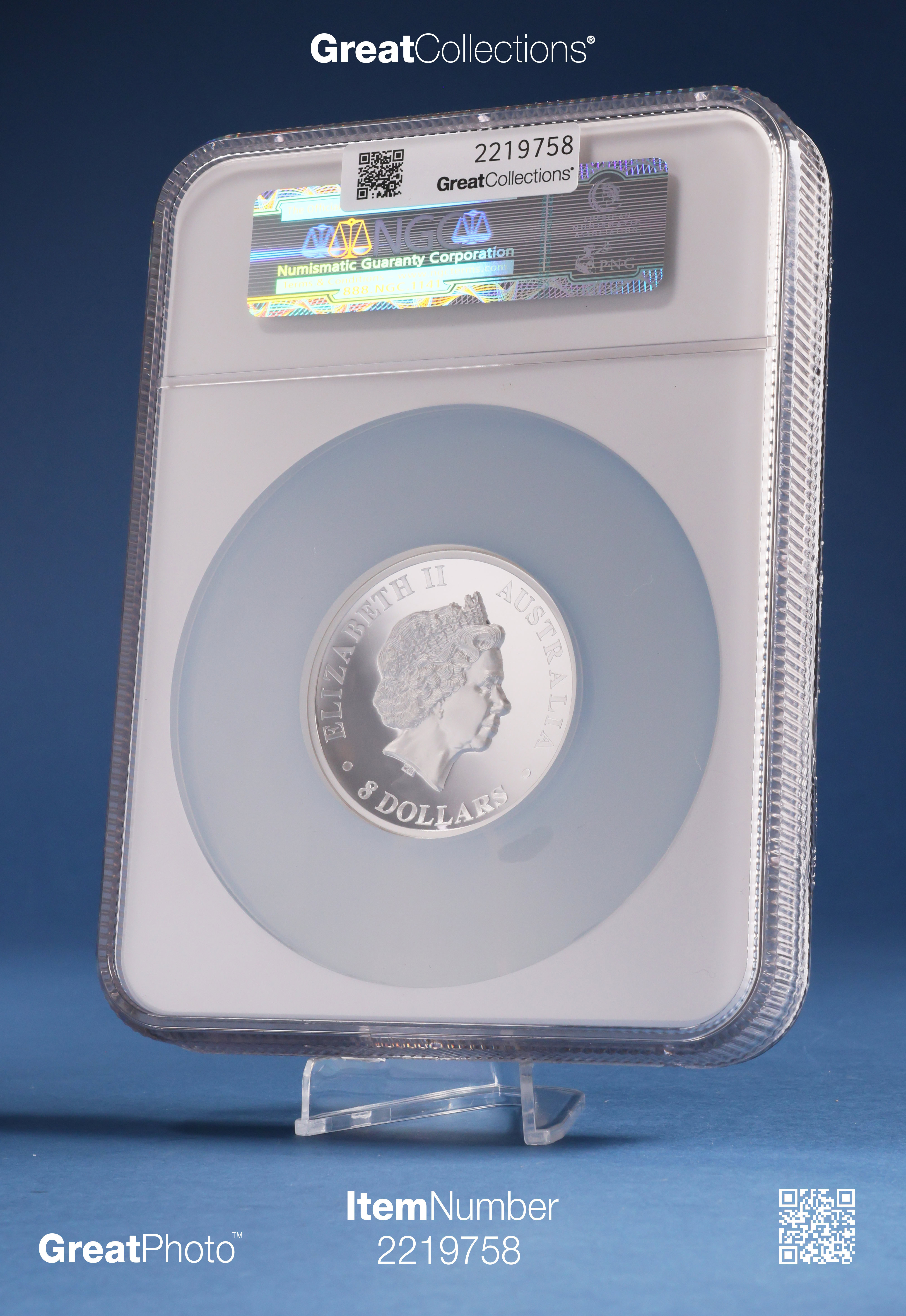Australia 2014-P Silver $8 Koala High Relief NGC Proof-70 UC (ASW