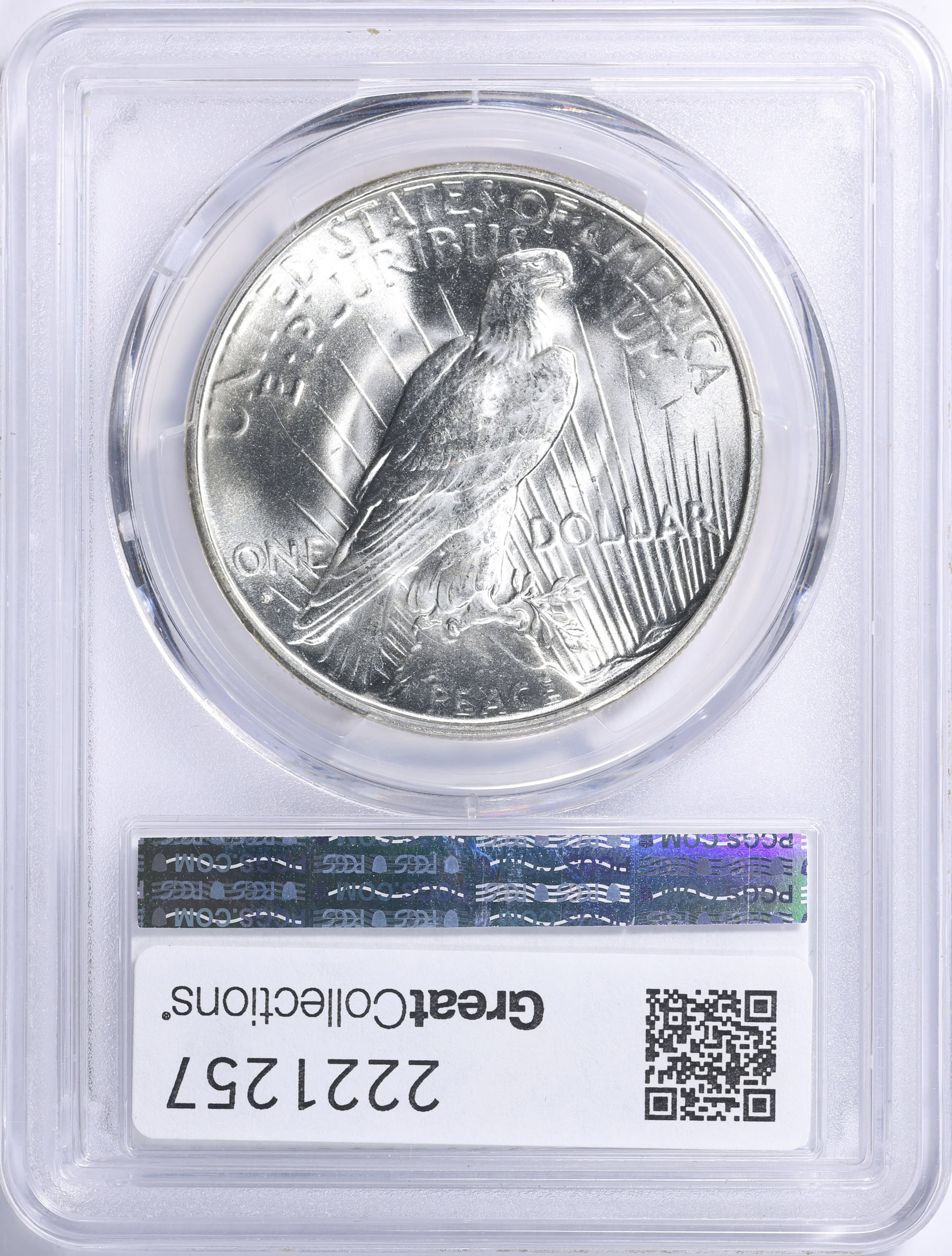 1934-D Peace Silver Dollar PCGS MS-66 (Item 2221257