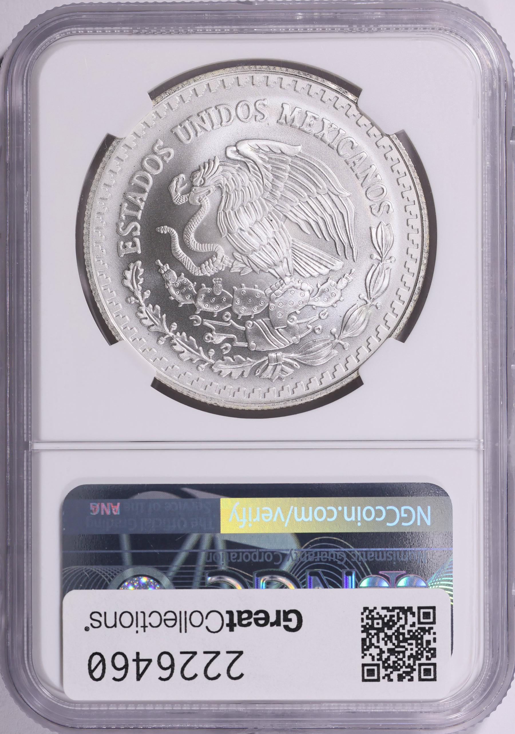 Mexico 1998-Mo Silver Onza Libertad KM-613 NGC MS-70 (Item 2226460