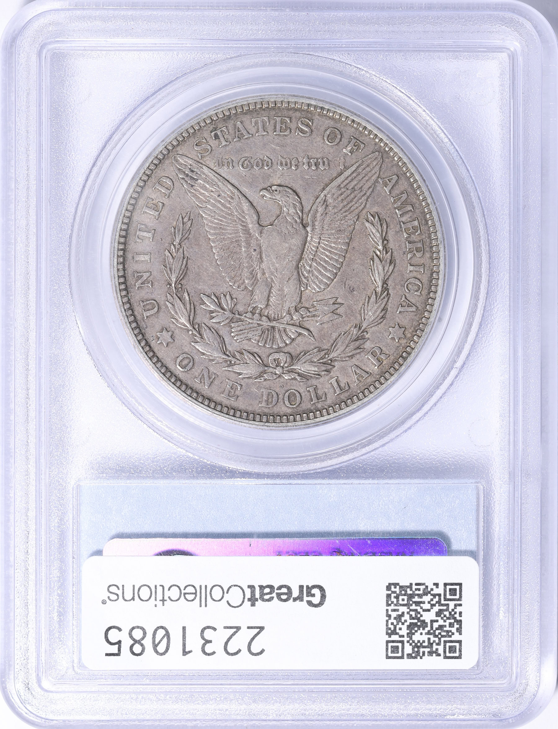 1921-D Morgan Silver Dollar TRU_T Variety VAM-1A *Top 100* PCGS AU