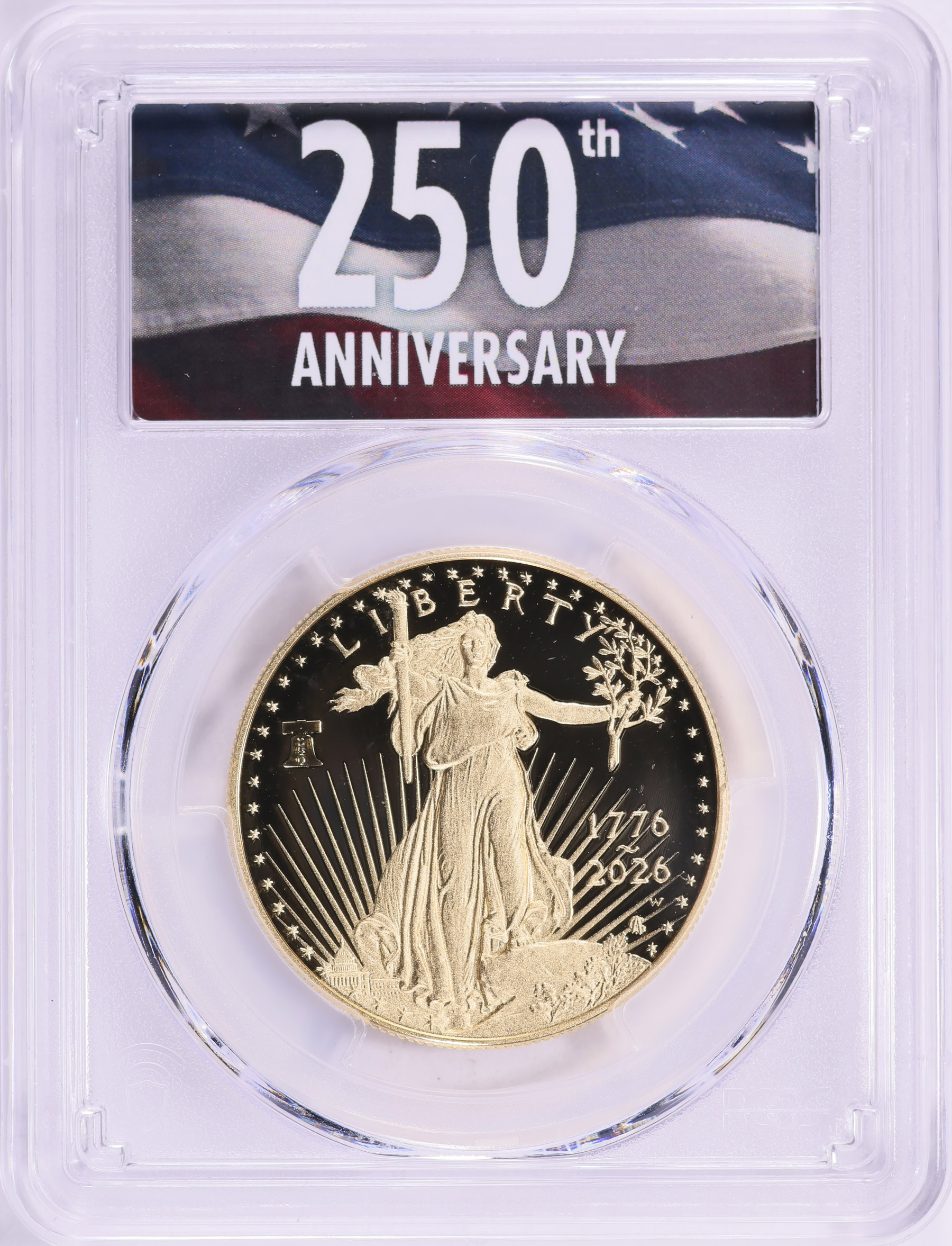 2026-W $50 One-Ounce Gold American Eagle with Liberty Bell 250