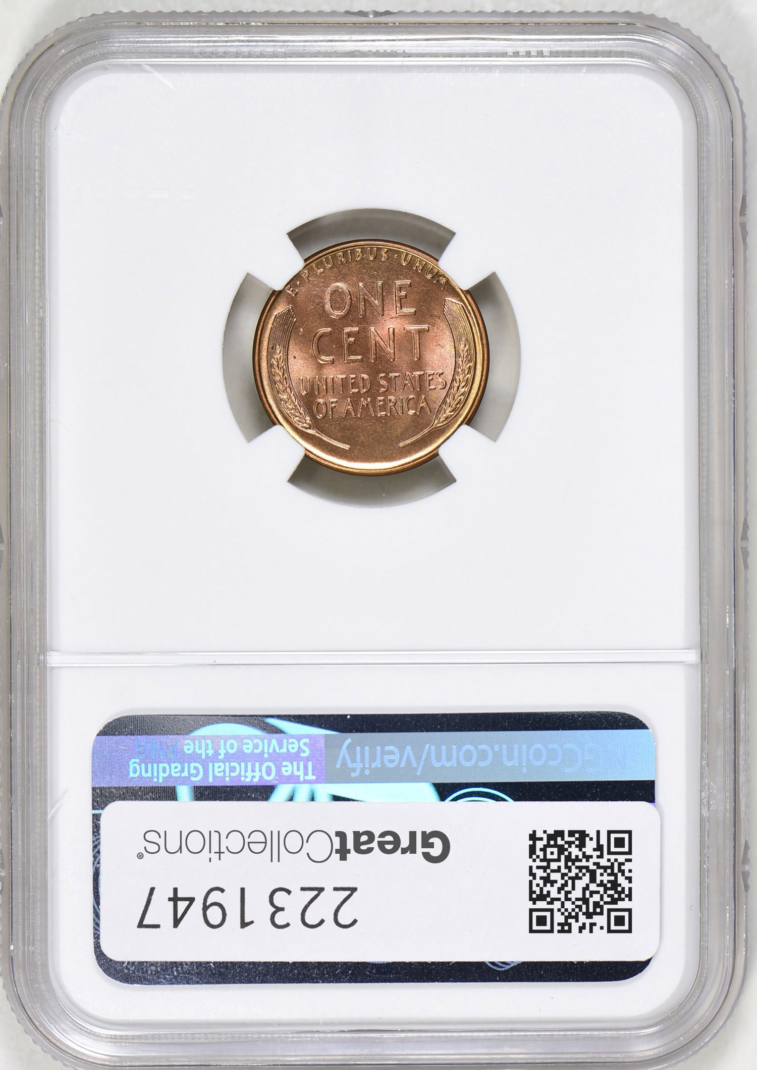 1939-S Lincoln Cent NGC MS-67 RB (Item 2231947) | GreatCollections