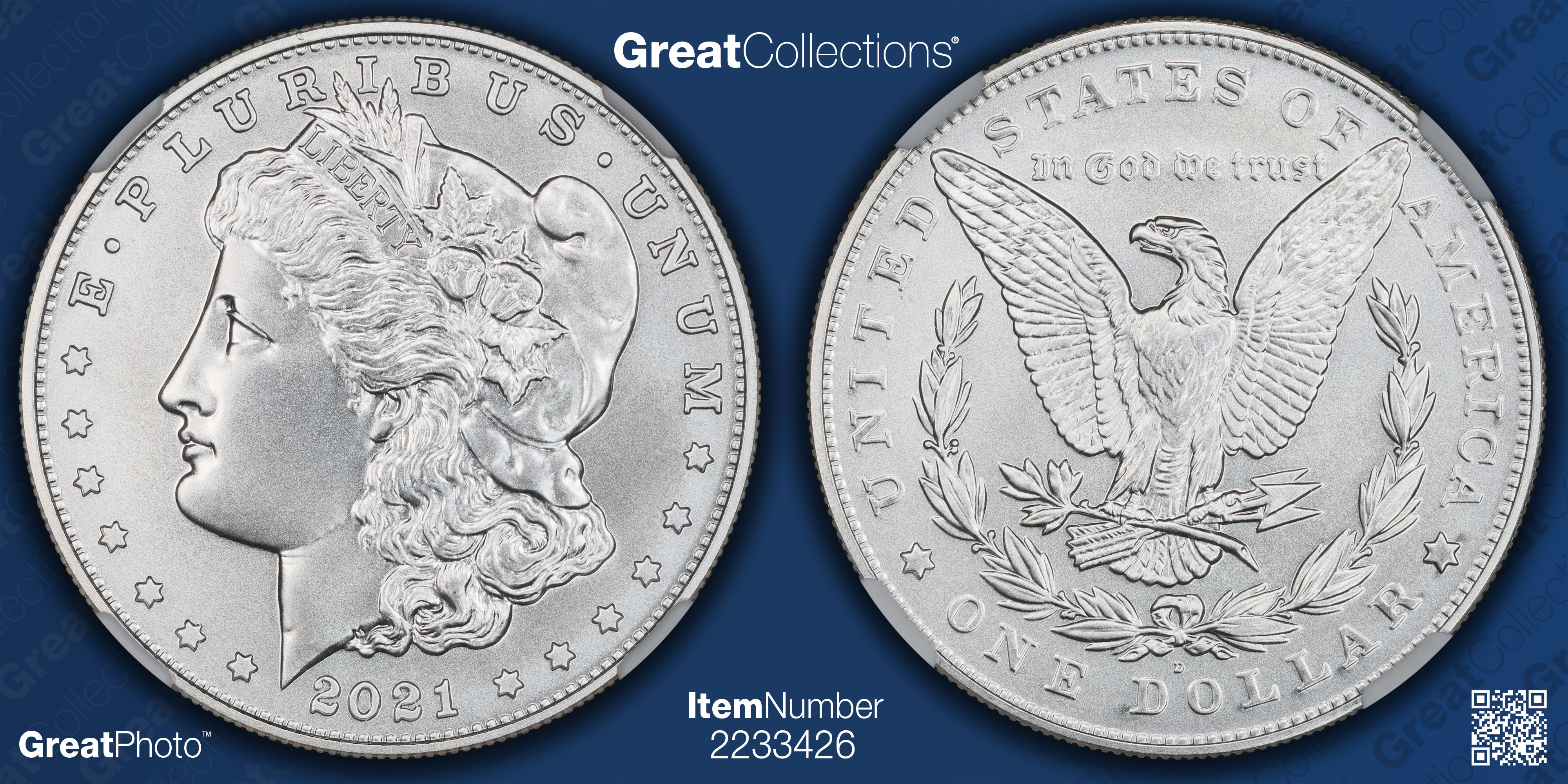 2021-D Morgan Silver Dollar 100th Anniversary First Day of Issue