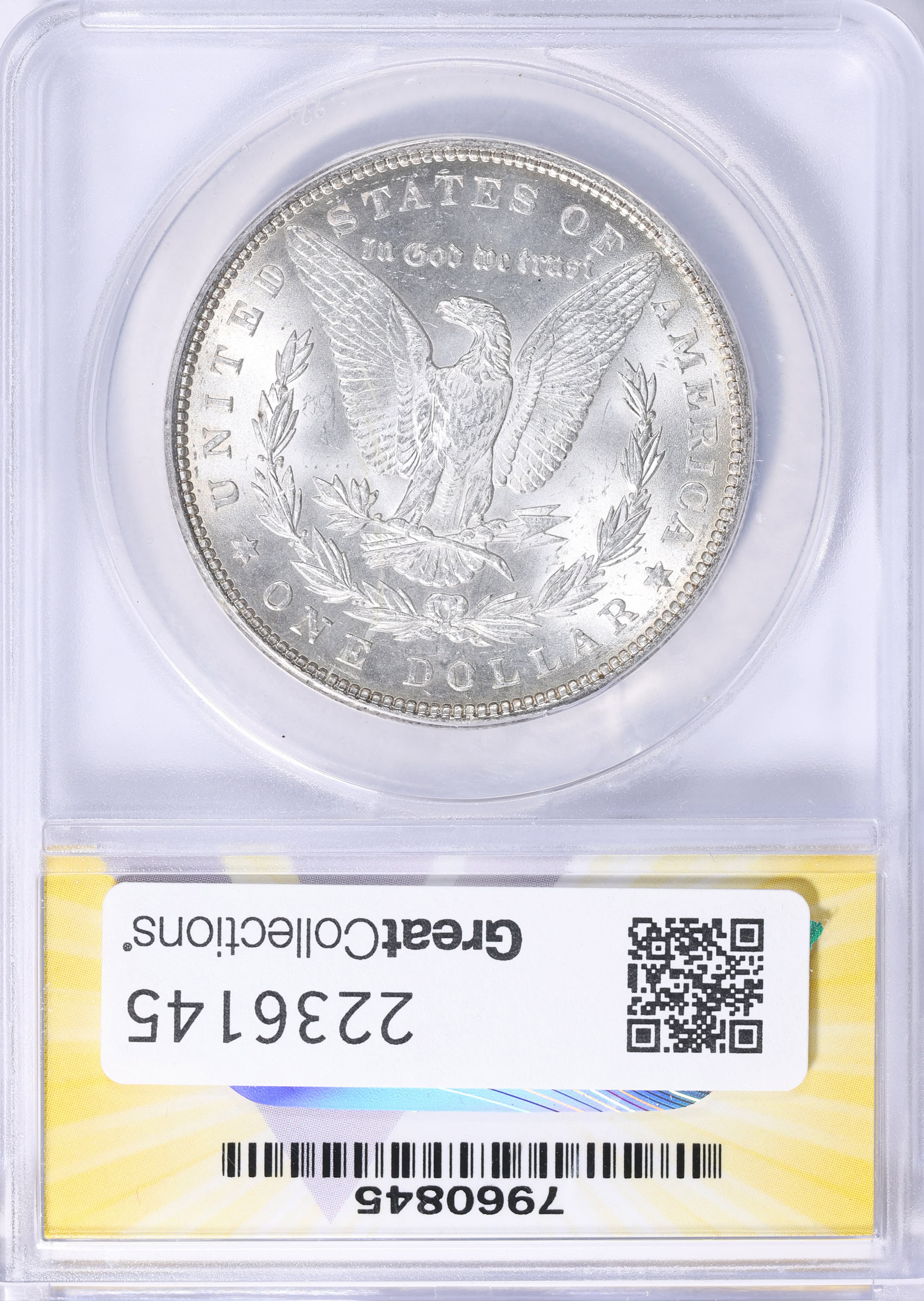 1886 Morgan Silver Dollar ANACS MS-62 (Item 2236145