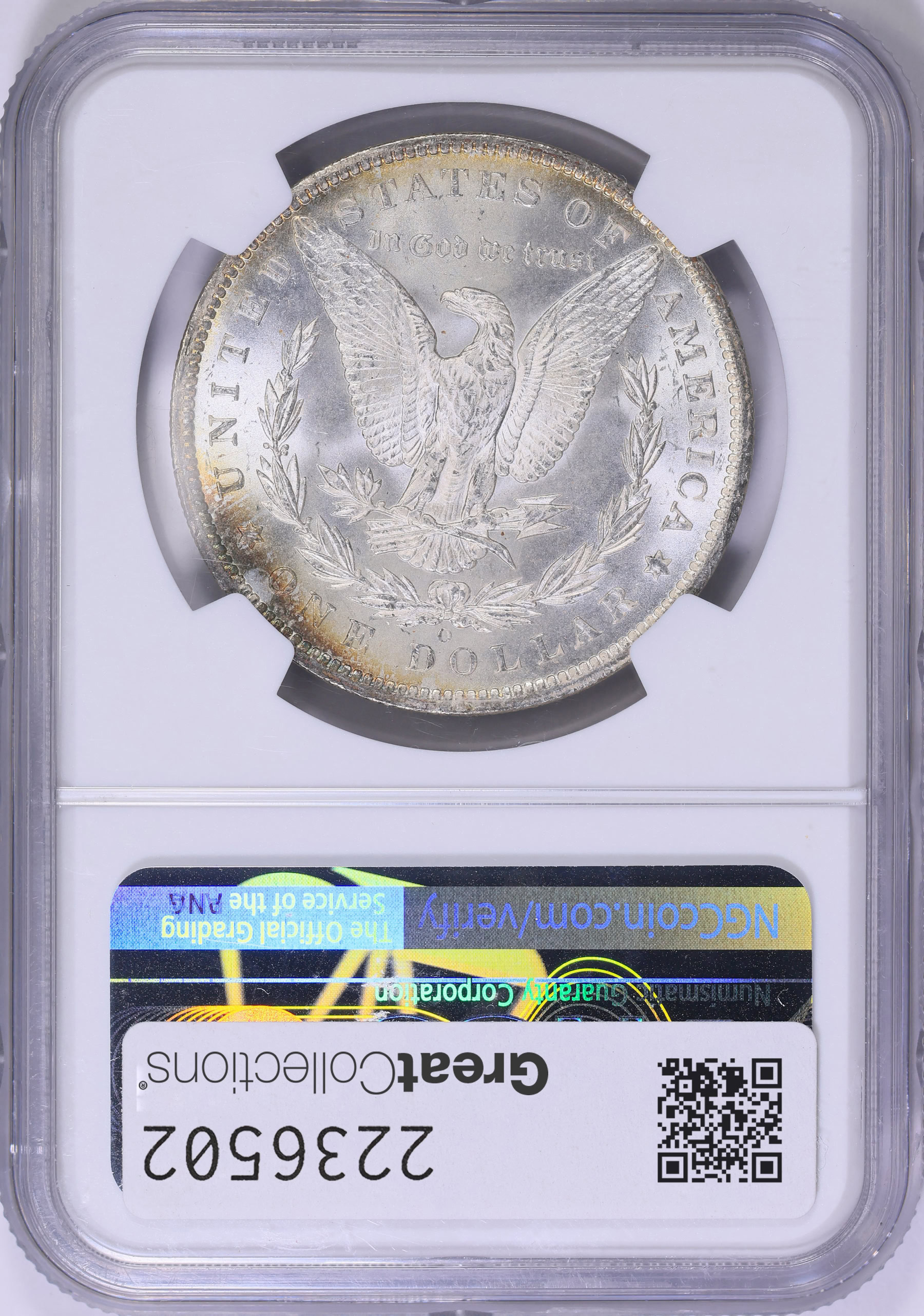 1885-O Morgan Silver Dollar NGC MS-67 (Toned) (Item 2236502