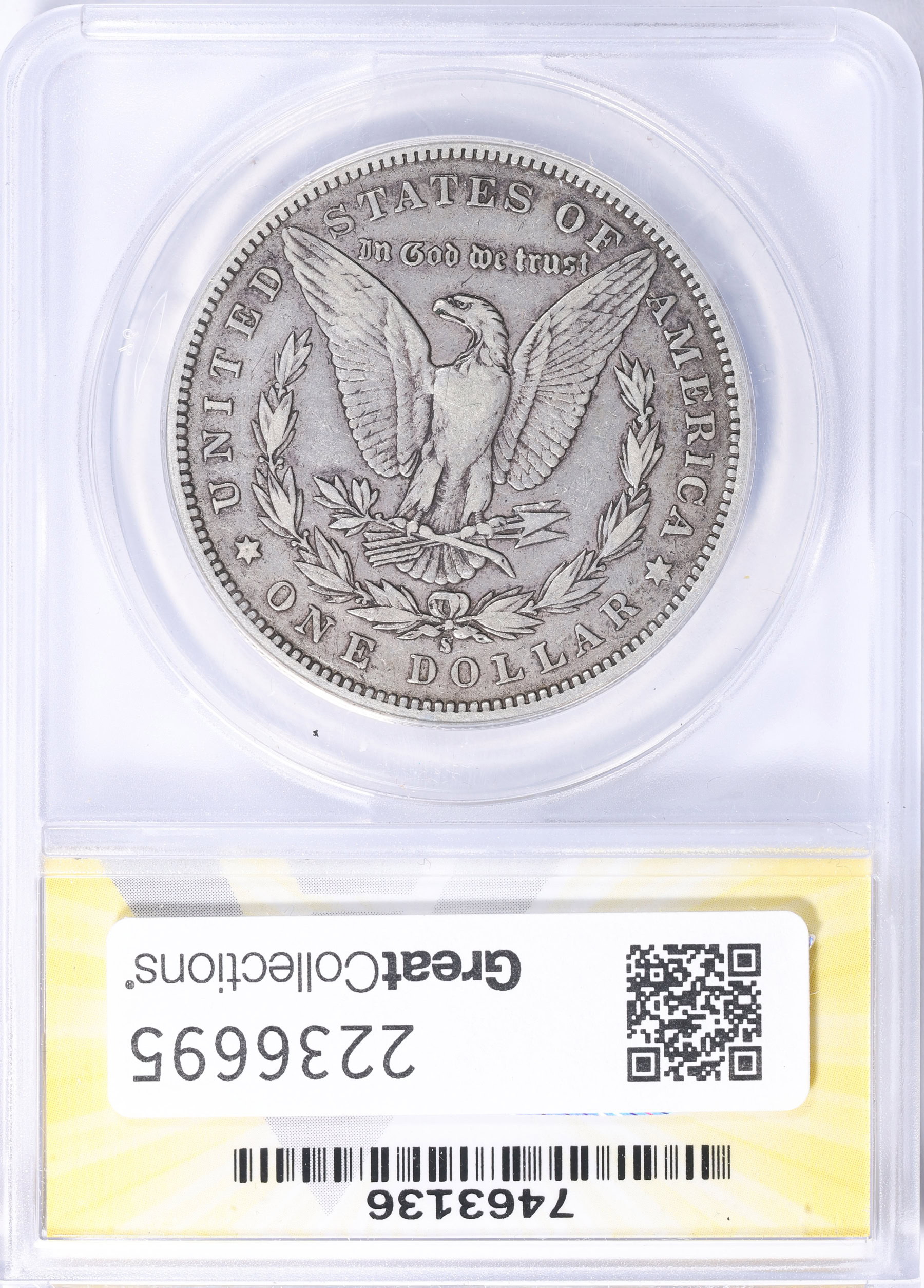 1892-S Morgan Silver Dollar VAM-6 ANACS VF-35 (Item 2236695