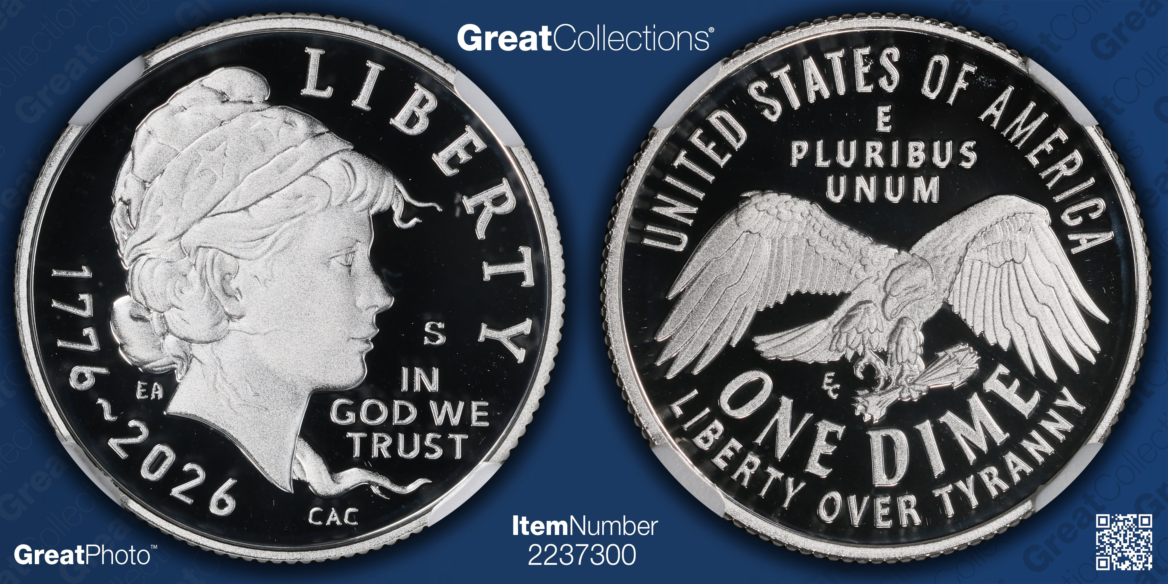 2026-S Semiquincentennial Dime Silver NGC Proof-70 UC | NGC Cert