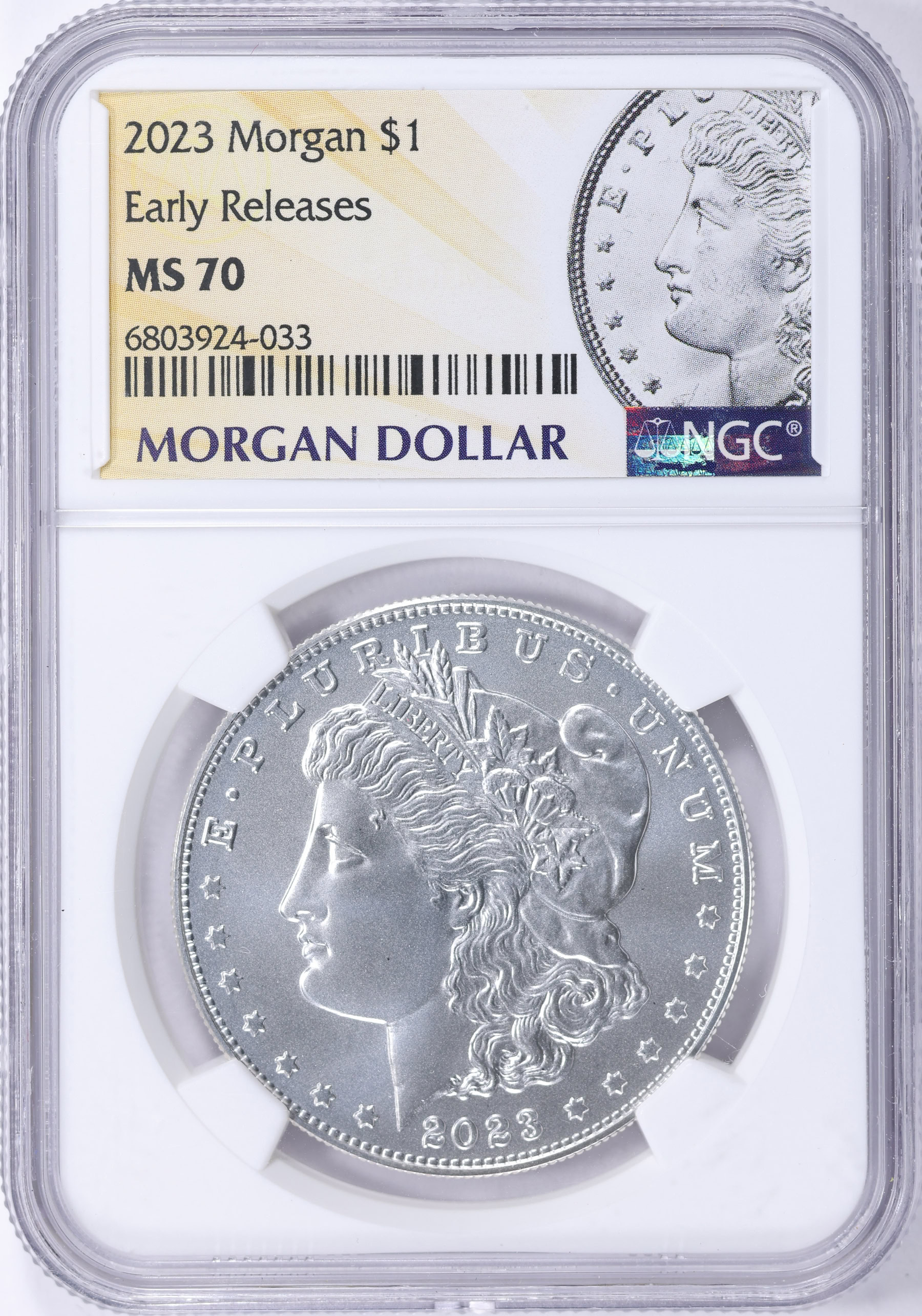 2023 Morgan Silver Dollar Early Releases NGC MS-70 | NGC Cert