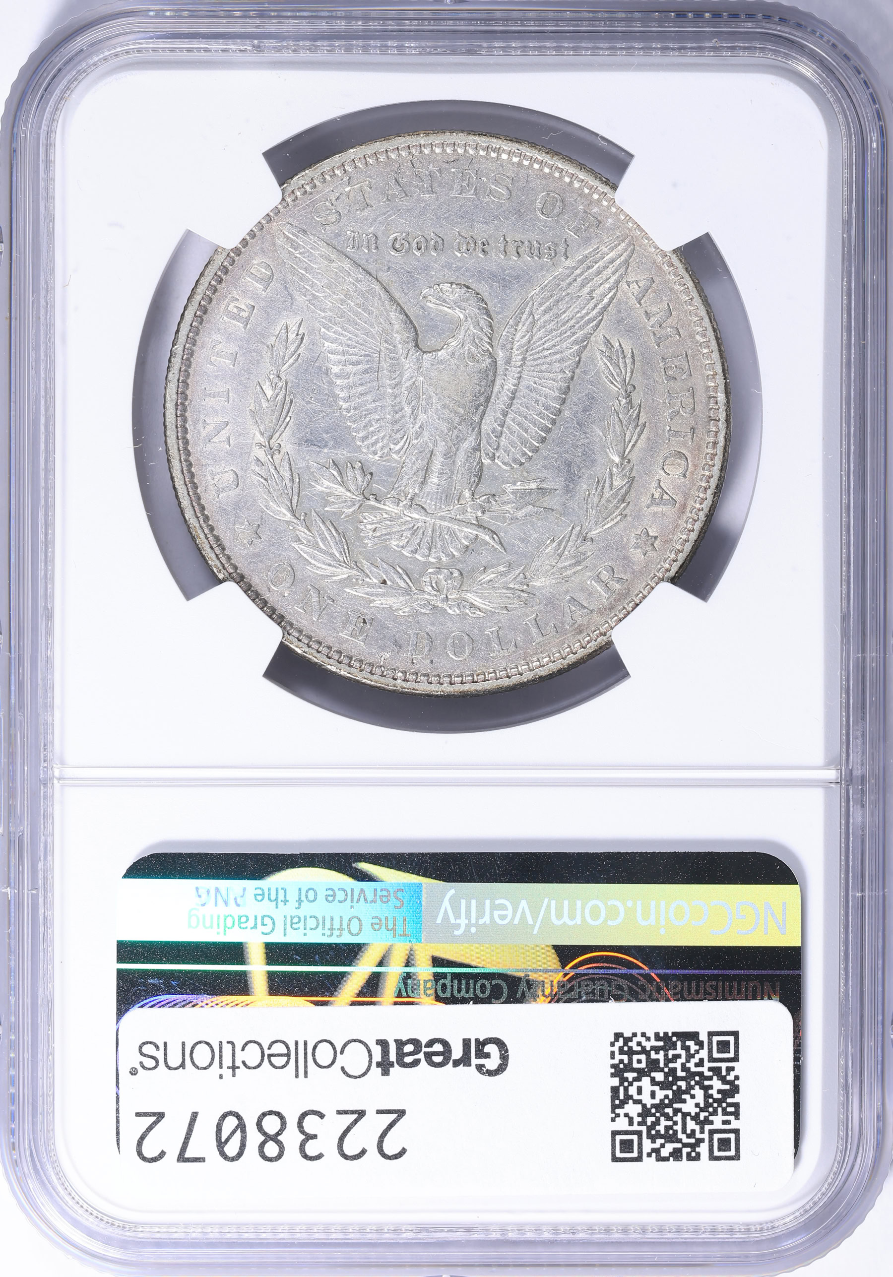 1878 7TF Morgan Silver Dollar Reverse of 1879 NGC XF Details (Item