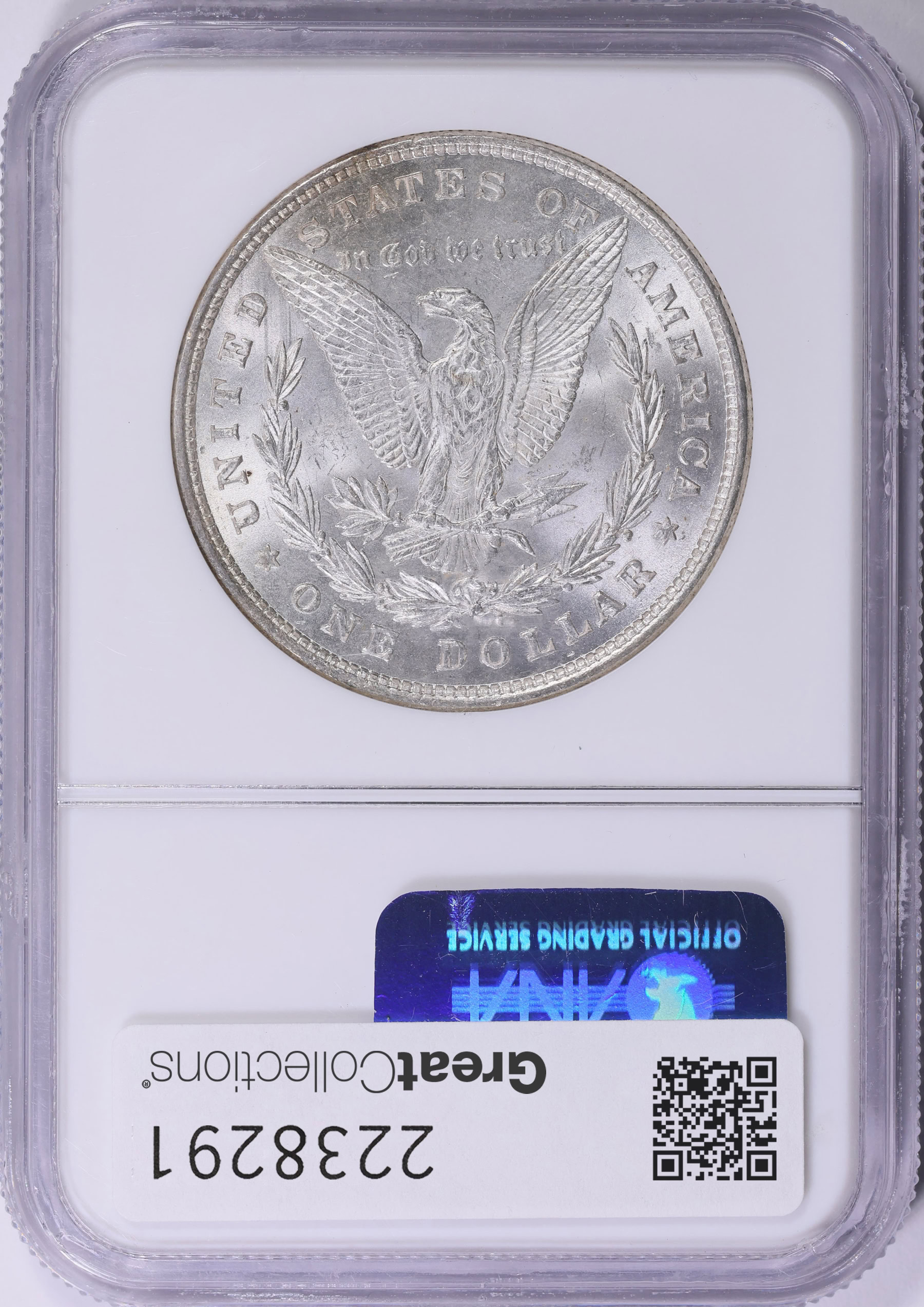 1878 8TF Morgan Silver Dollar VAM-6 NGC MS-61 (Binion Collection
