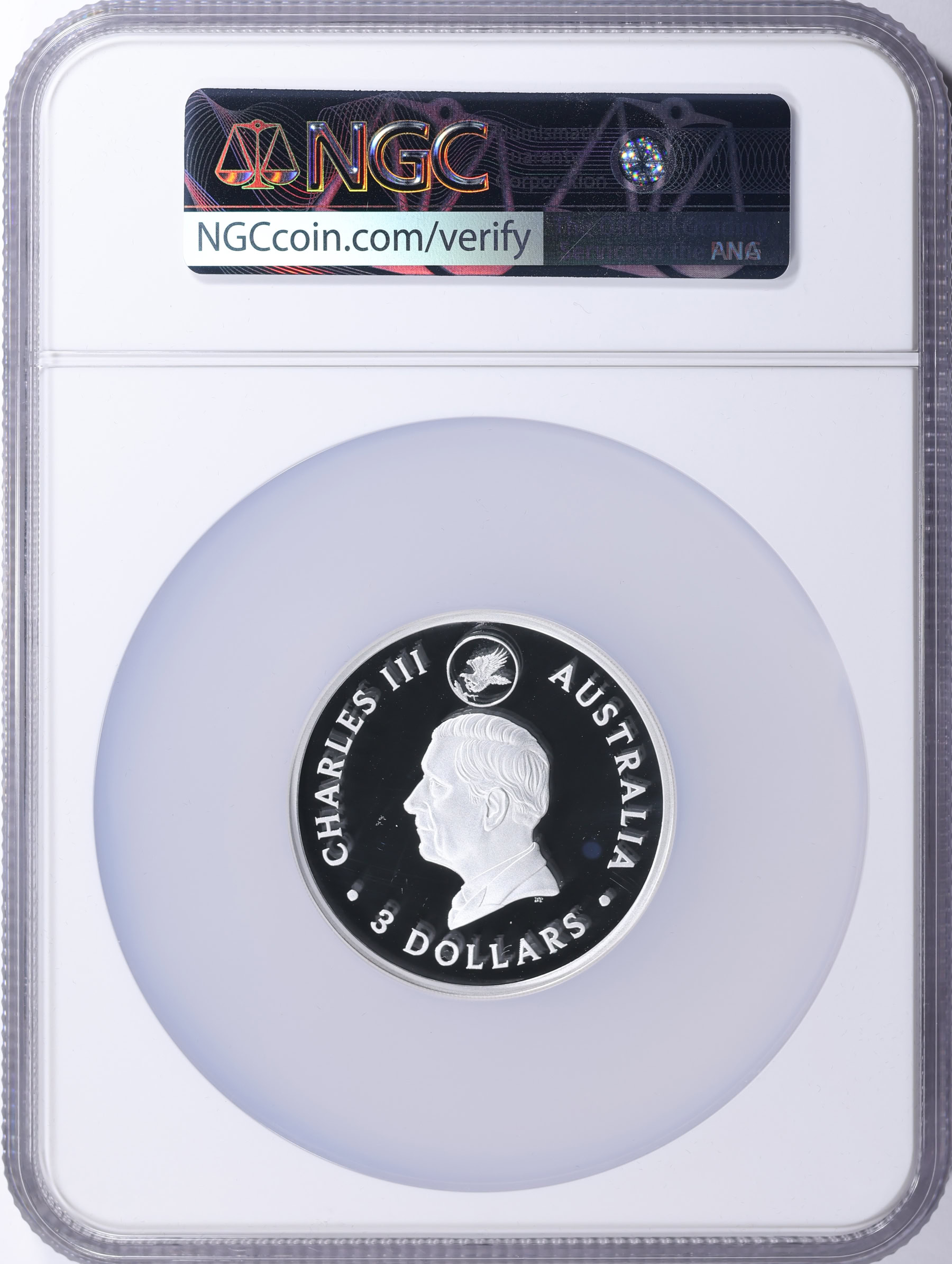 Australia 2024-P125 Silver $3 Wedge-Tailed Eagle 10th Anniversary