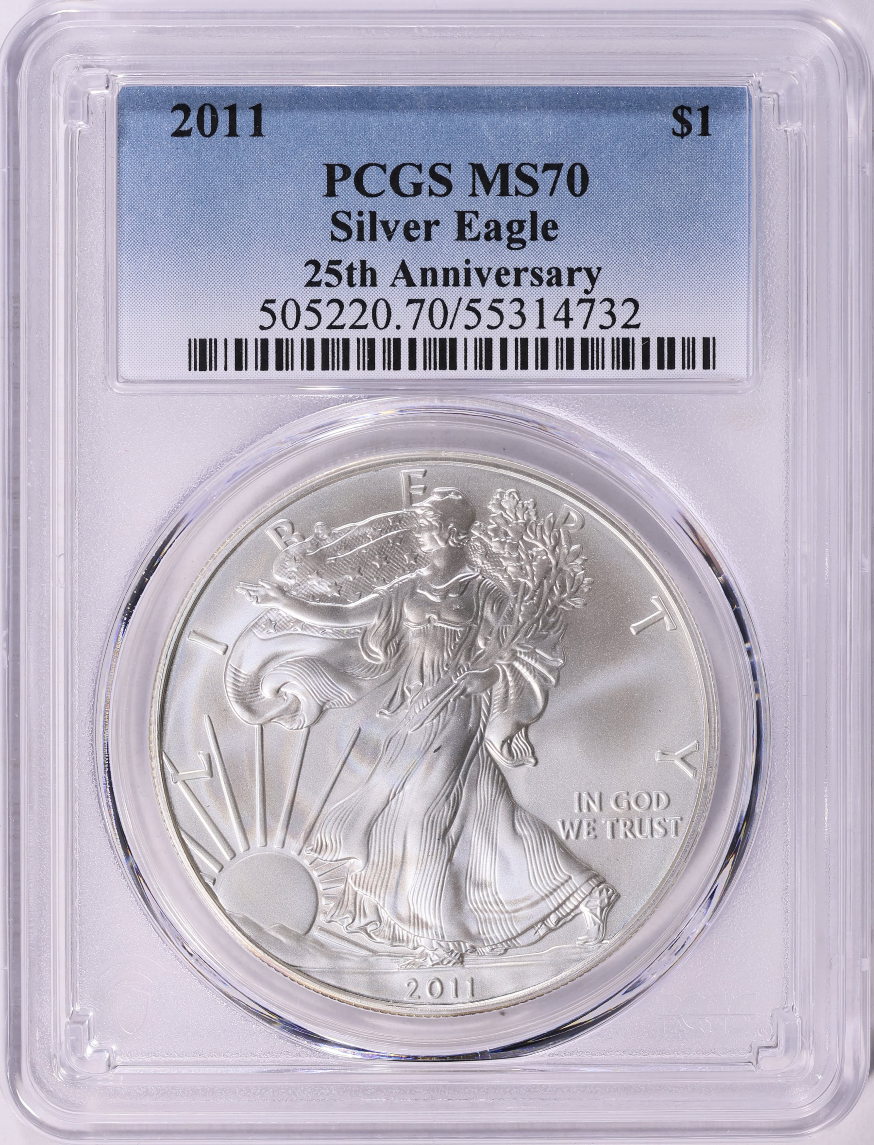 PCGS PR/MS70☆2011 アメリカ シルバーイーグル 銀貨 1ドル 2011 $1 Silver Eagle PCGS MS-70 (Item 2239745) | GreatCollections