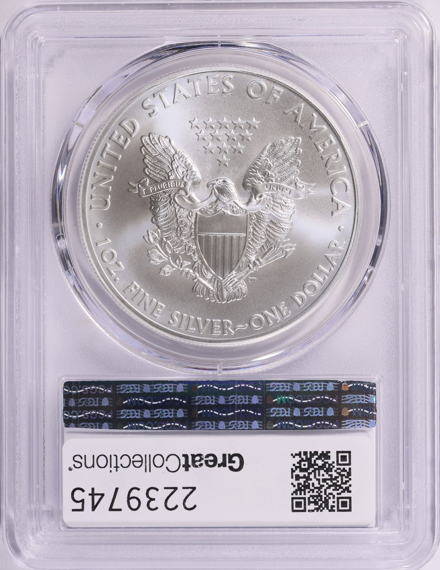 PCGS PR/MS70☆2011 アメリカ シルバーイーグル 銀貨 1ドル 2011 $1 Silver Eagle PCGS MS-70 (Item 2239745) | GreatCollections