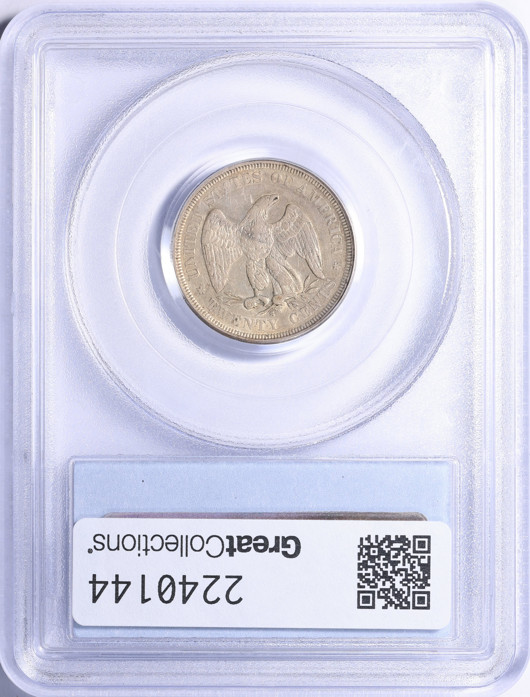 1875-S Twenty-Cent Piece PCGS XF-45 (Item 2240144