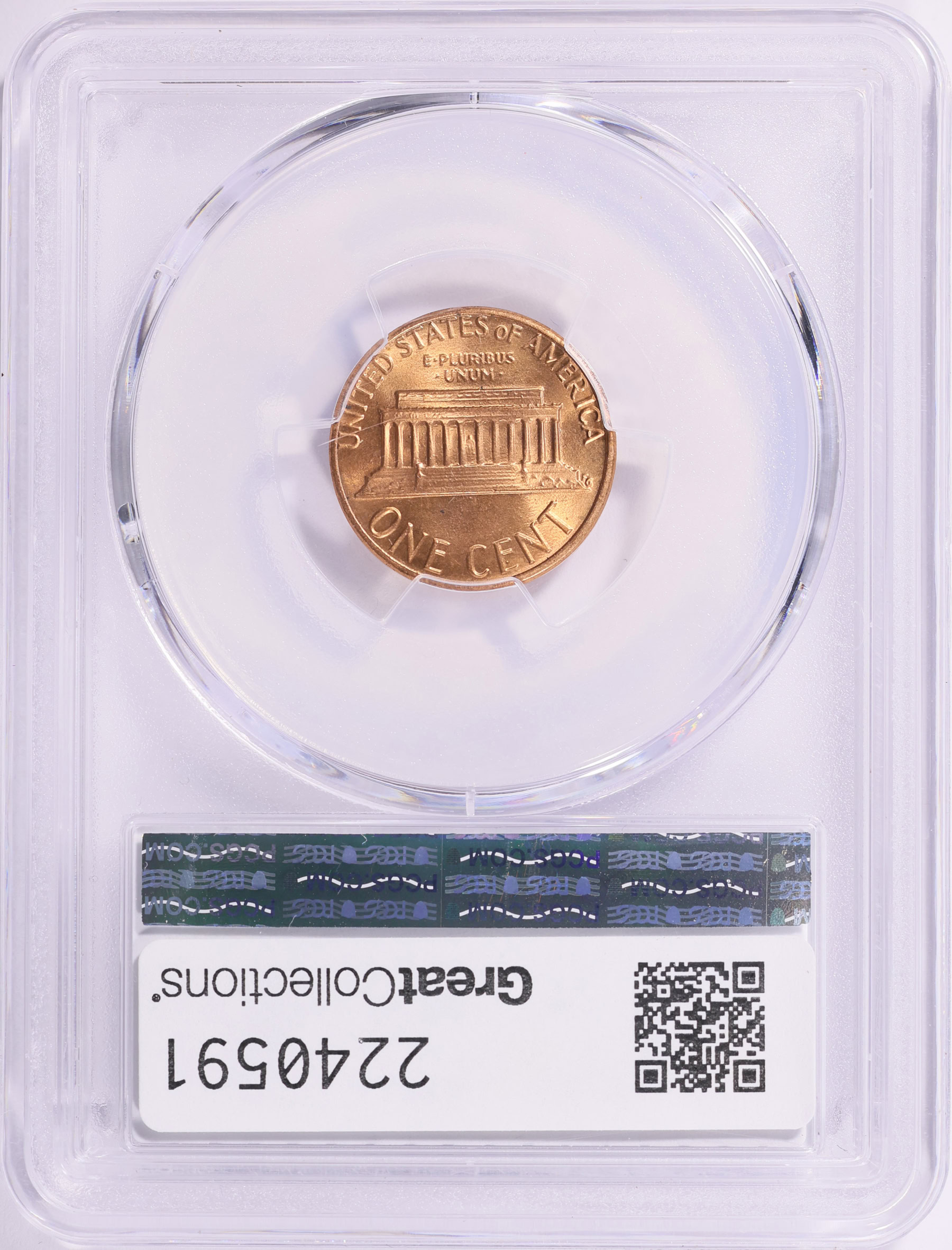 じ*ん様 希少品　市場価格17万超え　プラチナルチルペンダント激レア 1982 Lincoln Cent Zinc Small Date PCGS MS-67 RD (Item 2240591