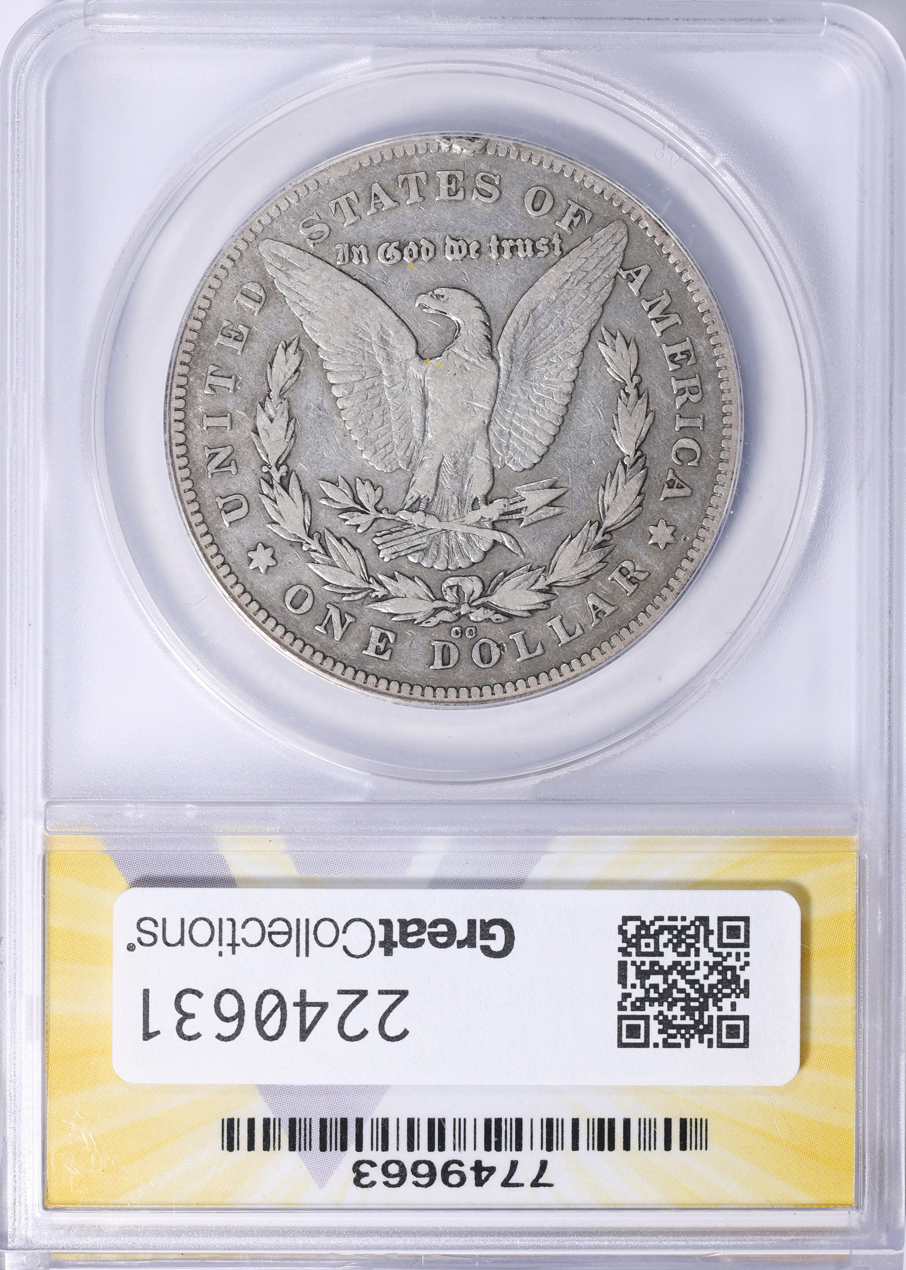 1878-CC Morgan Silver Dollar VAM-28 ANACS VF-20 | ANACS Cert