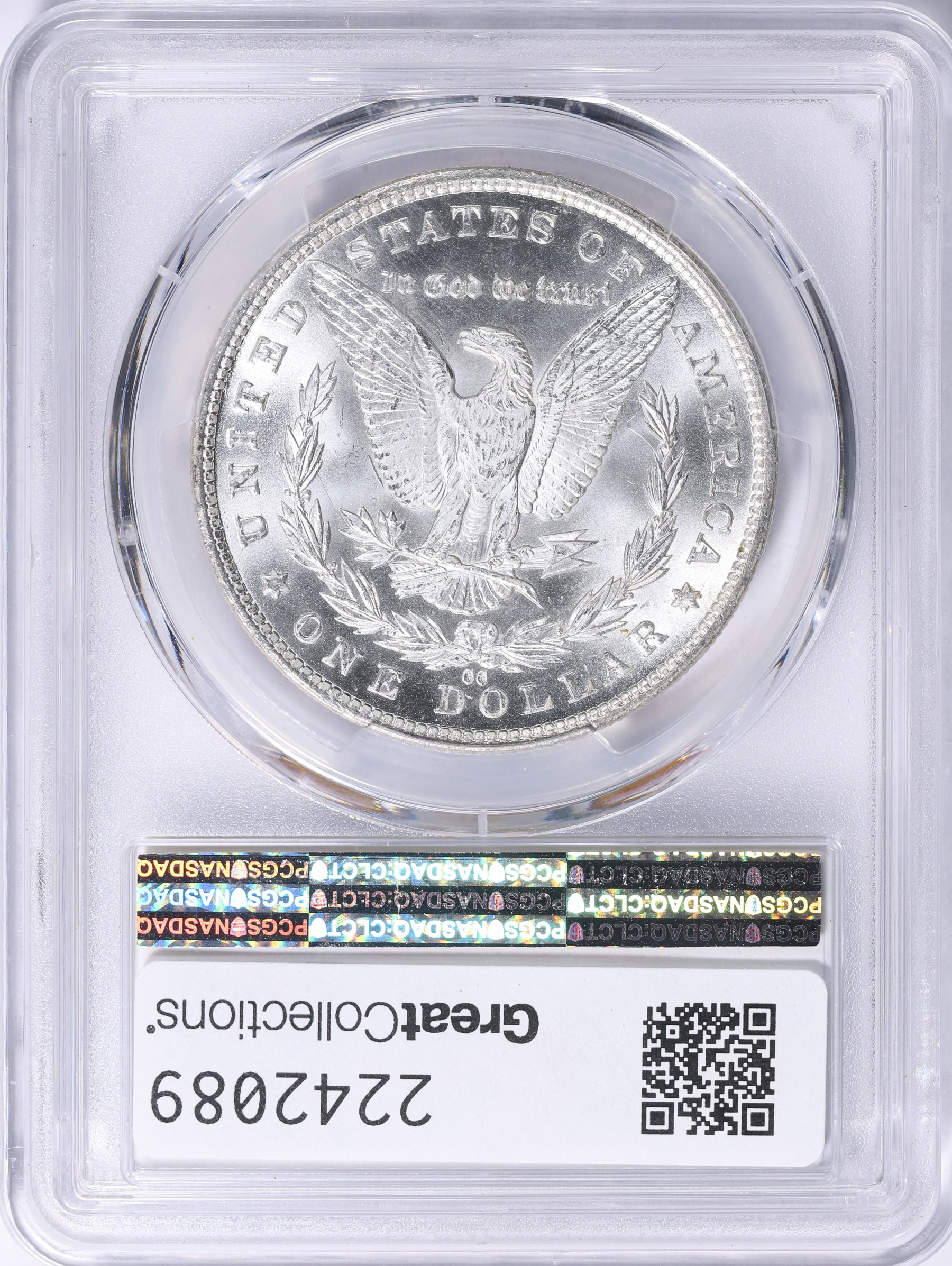 1882-CC Morgan Silver Dollar PCGS MS-66+ (CAC Green) (Item 2242089