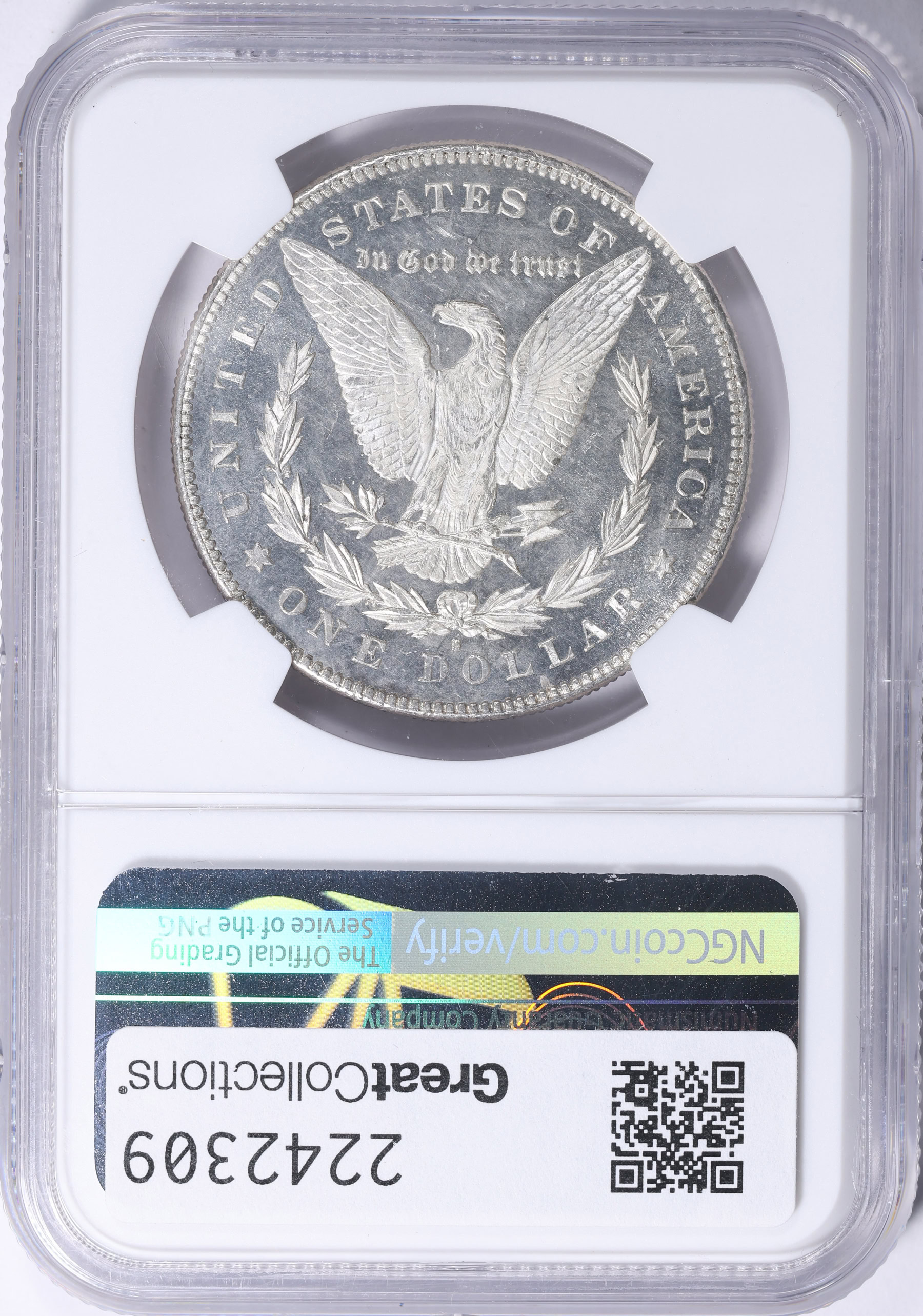 1878-S Morgan Silver Dollar NGC MS-63 (CAC Green) (Item 2242309