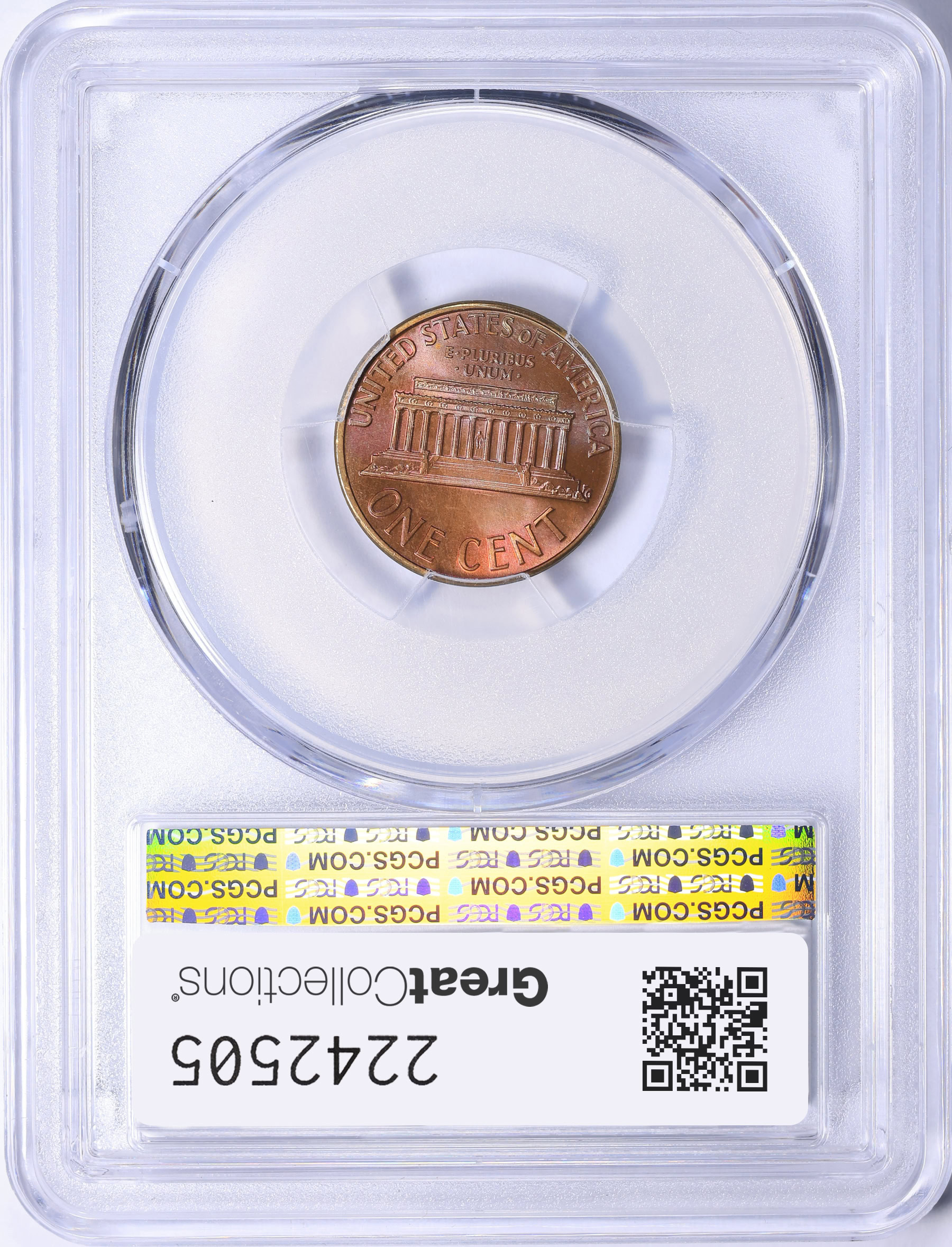 1974 Lincoln Cent PCGS MS-66 RB (Toned) (Item 2242505