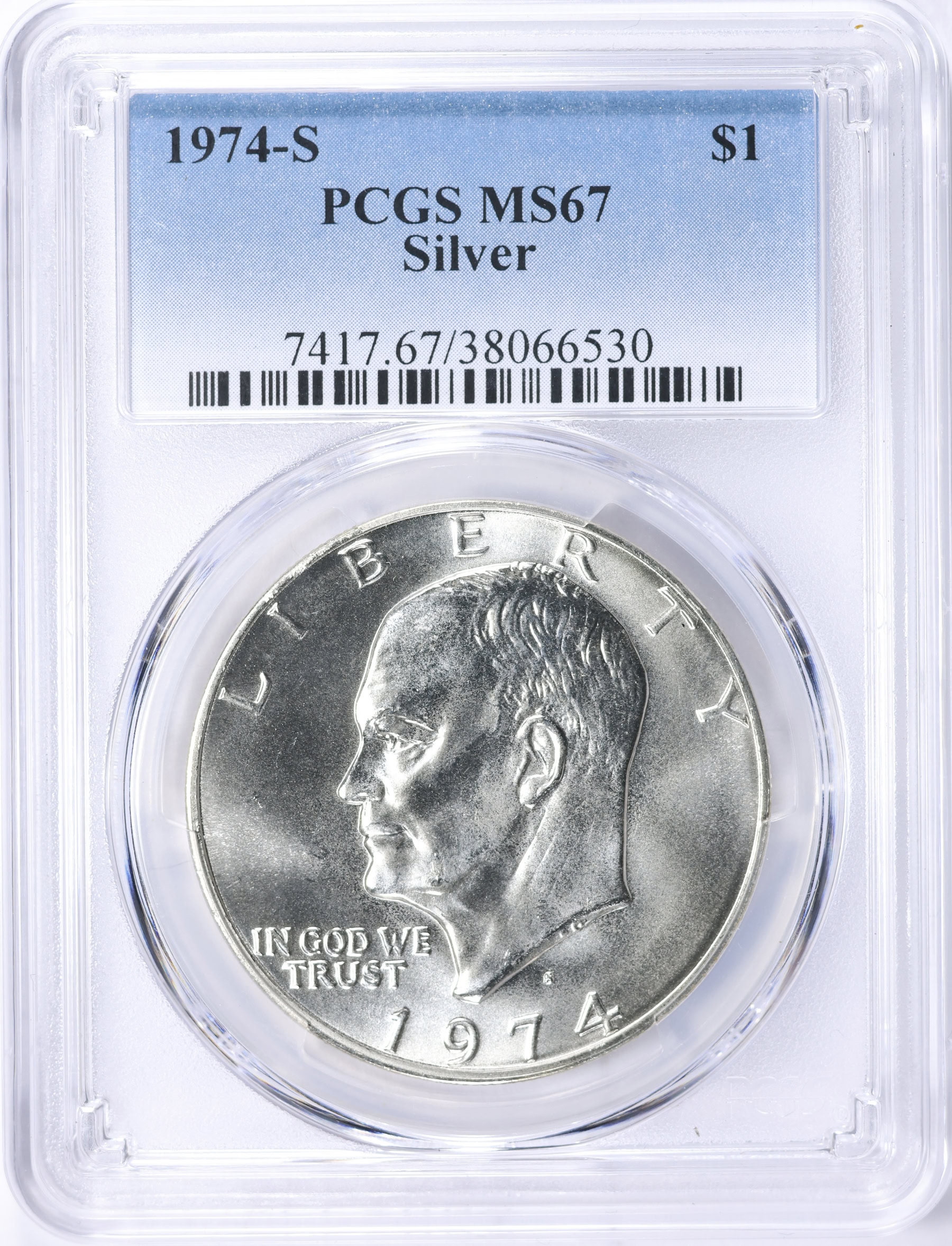 1974-S Eisenhower Dollar Silver PCGS MS-67 (Item 2242627