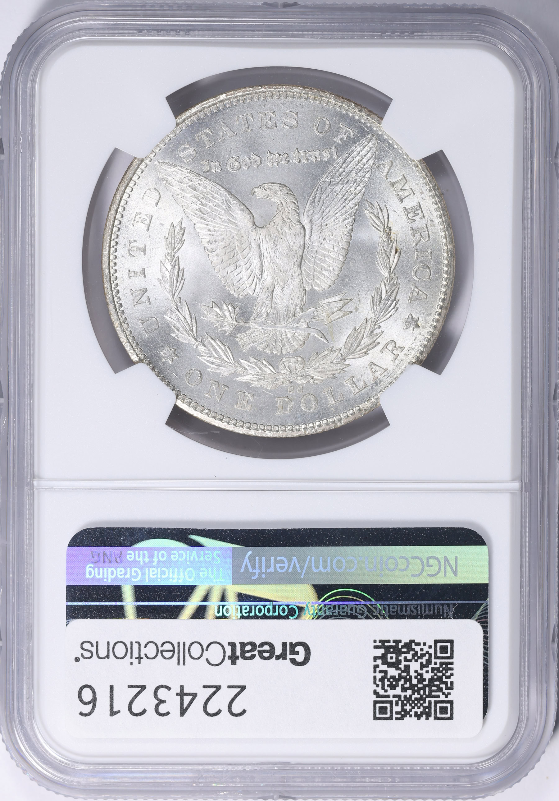 1878-CC Morgan Silver Dollar NGC MS-62 (Item 2243216