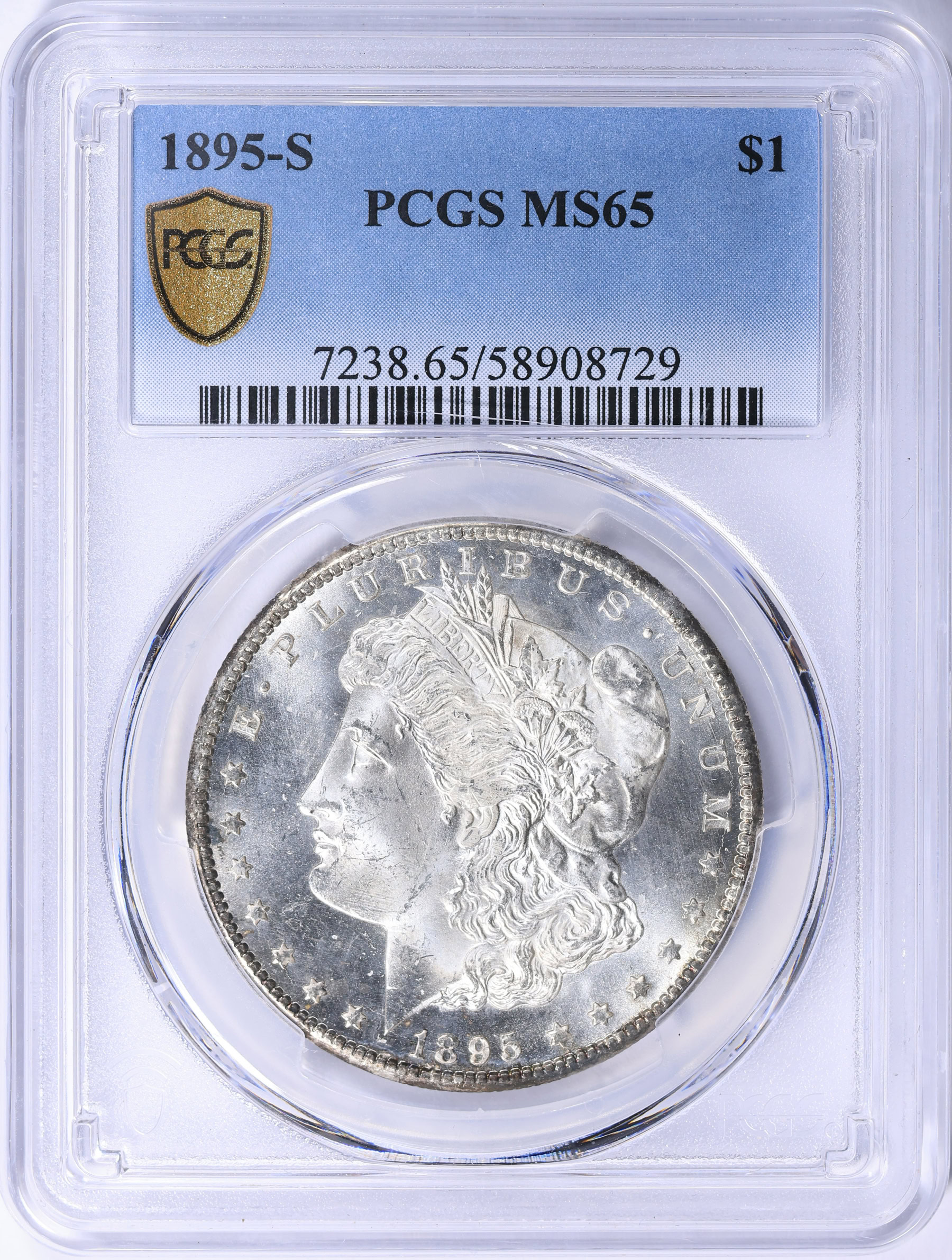 1895-S Morgan Silver Dollar PCGS MS-65 (Item 2243916