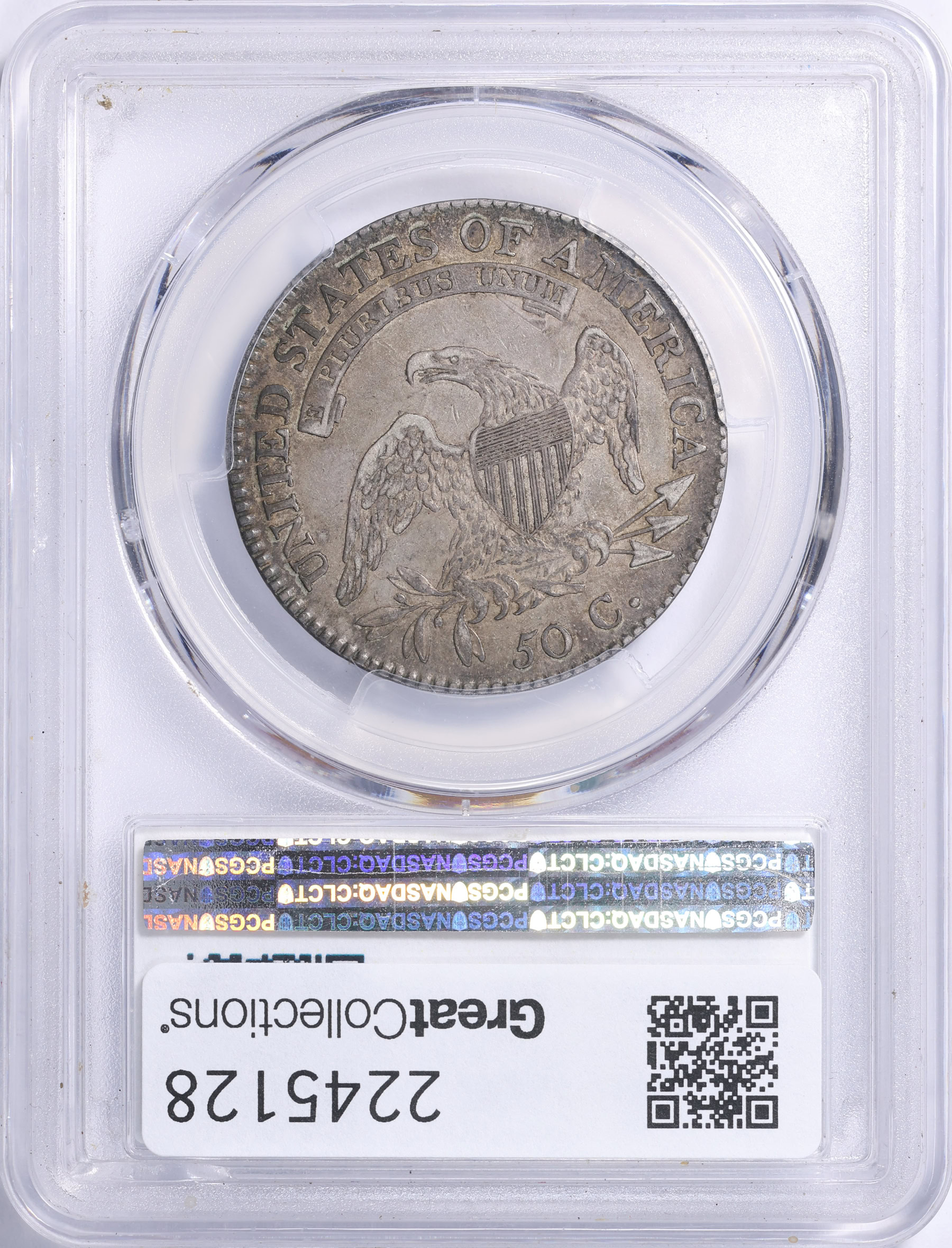 1817/3 Capped Bust Half Dollar PCGS XF-45 (CAC Green) (Item