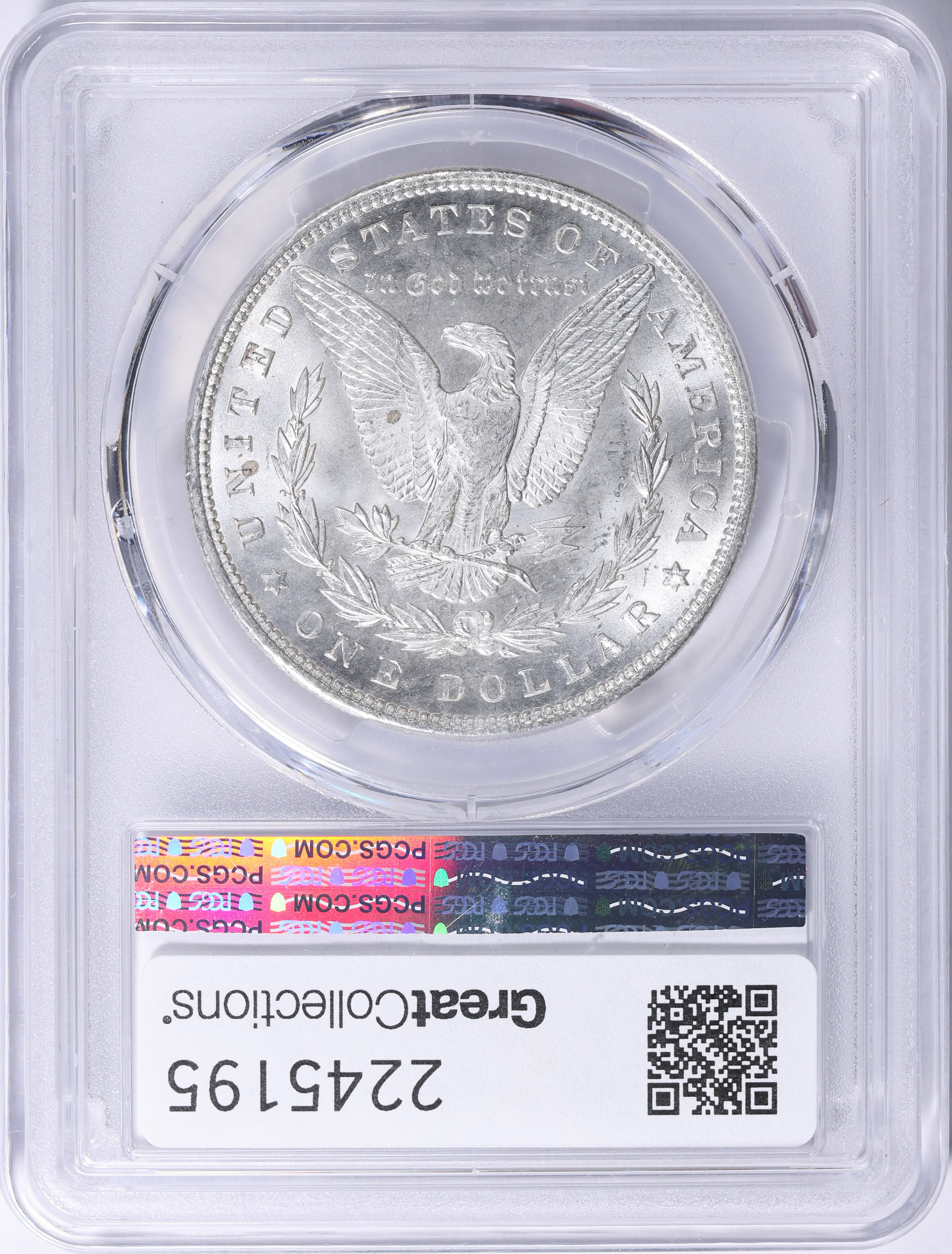 1896 Morgan Silver Dollar PCGS MS-67+ (CAC Green) (Item 2245195