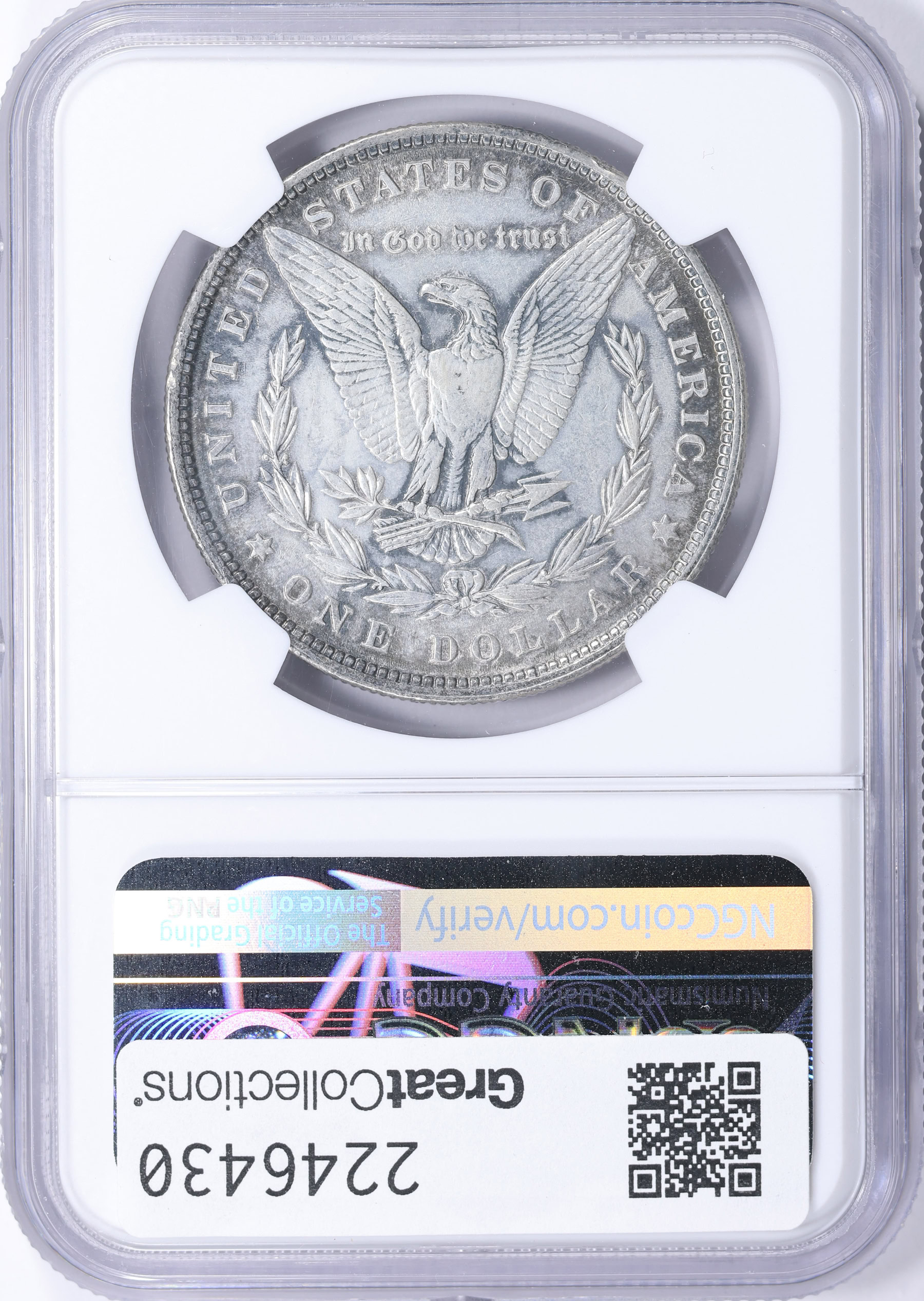 1880 Morgan Silver Dollar 8/7 Spikes VAM-6 *Top 100* NGC AU