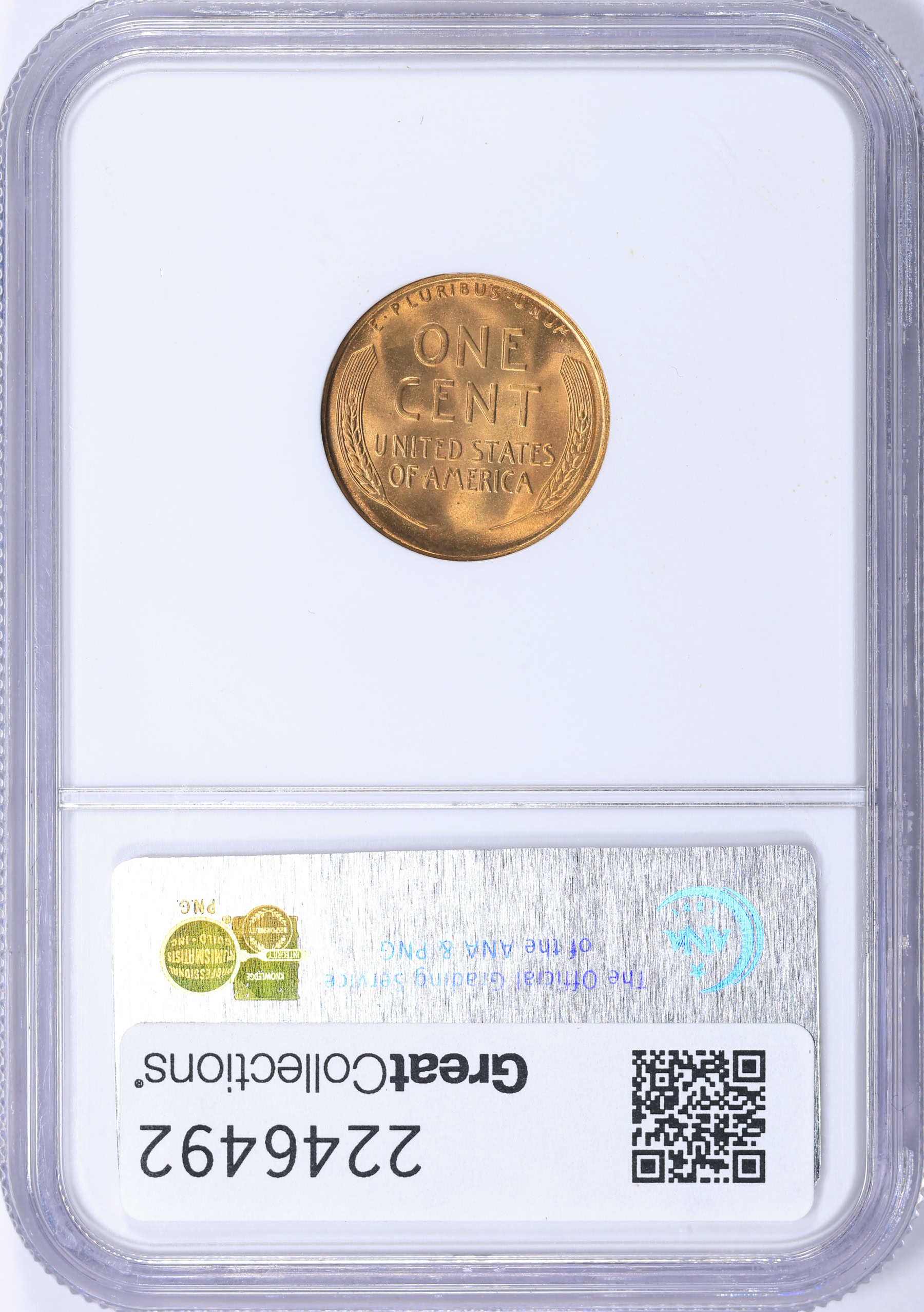 1954-S Lincoln Cent NGC MS-67 RD (Item 2246492) | GreatCollections