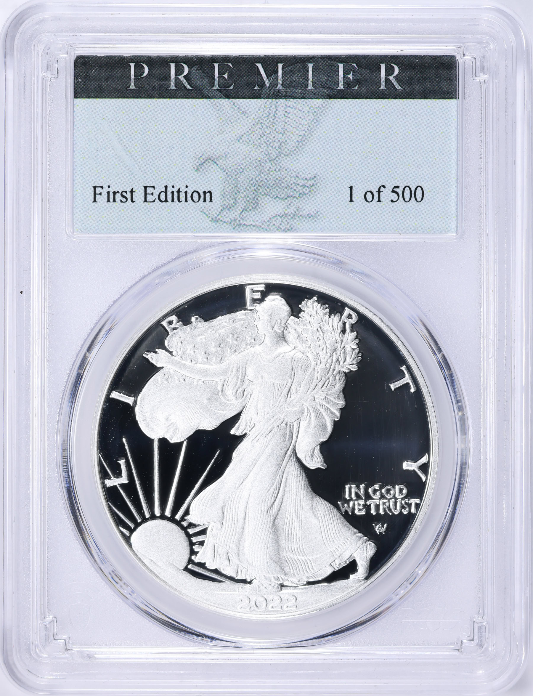 2022-S $1 Silver Eagle Advanced Release PCGS Proof-70 DCAM
