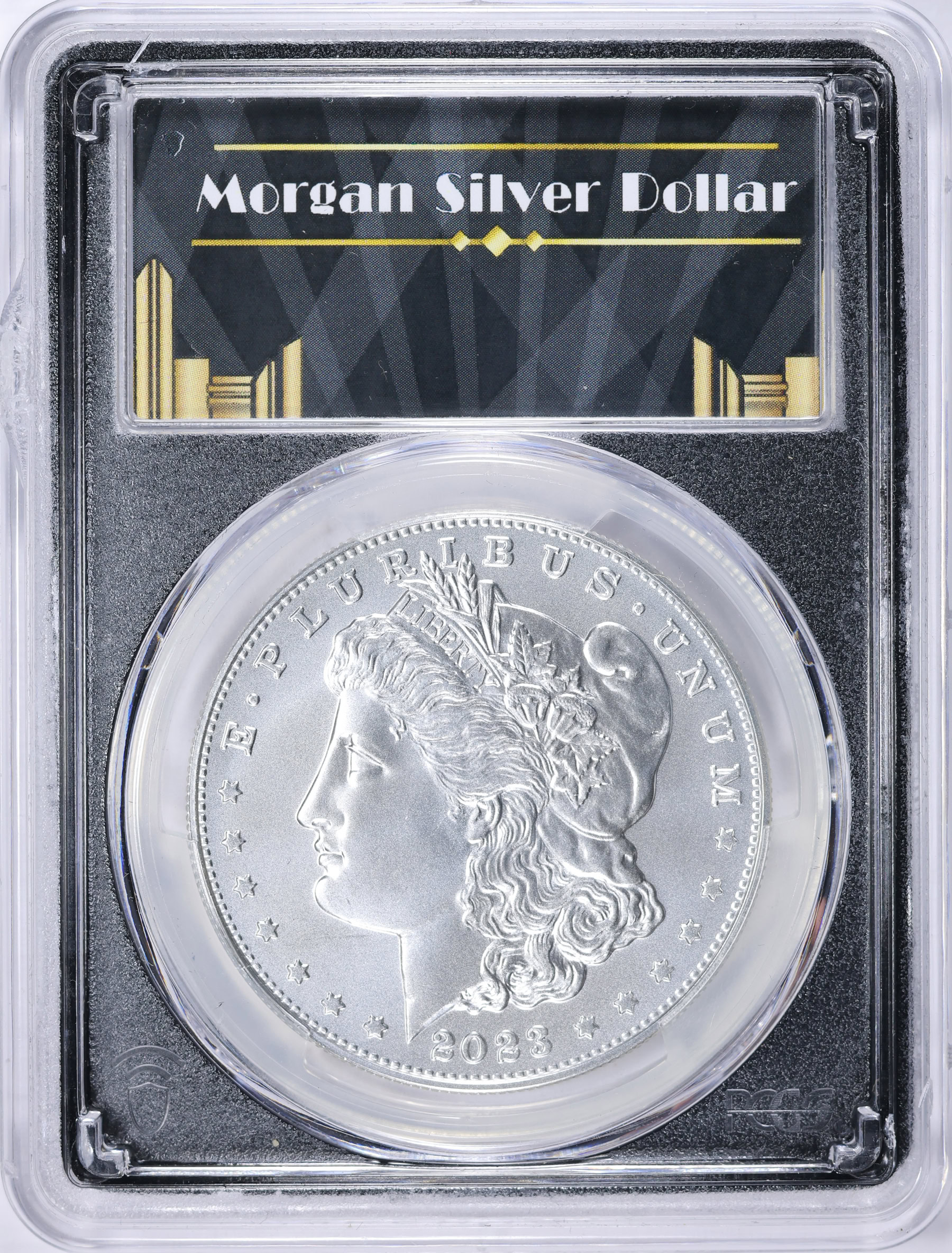 2023 Morgan Silver Dollar Advanced Release PCGS MS-70 (Black Frame
