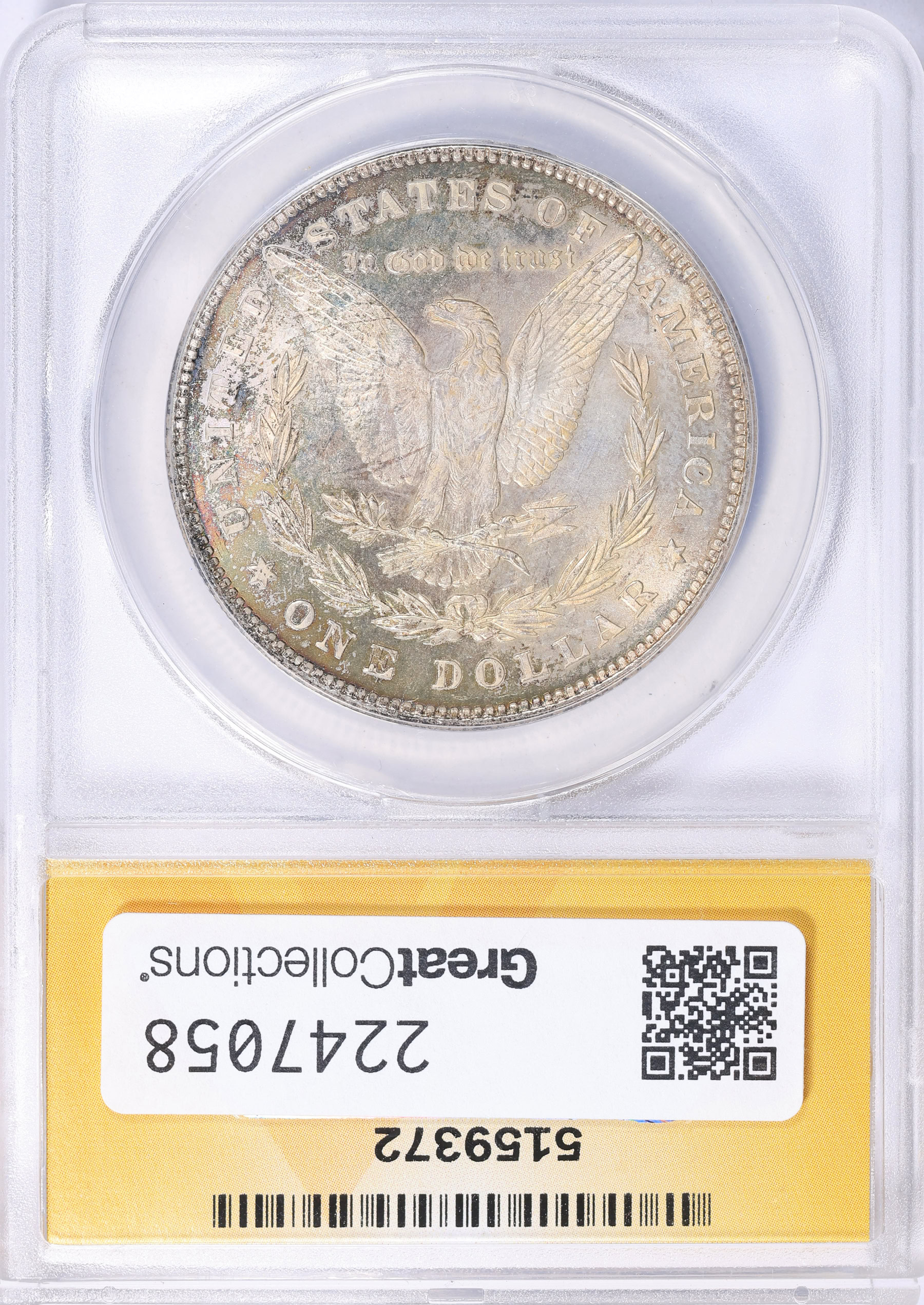 1878 7/8TF Morgan Silver Dollar Super CD VAM-41C ANACS MS-63