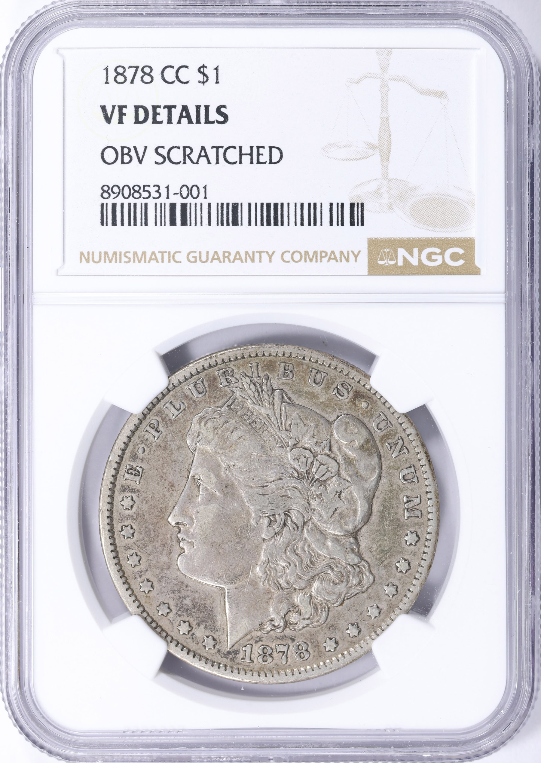 1878-CC Morgan Silver Dollar NGC VF Details (Item 2247093
