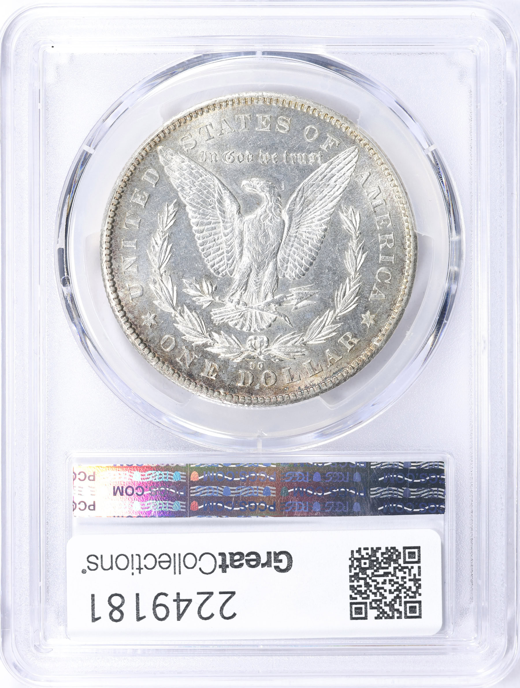 1878-CC Morgan Silver Dollar PCGS AU-58 (Toned) (Item 2249181