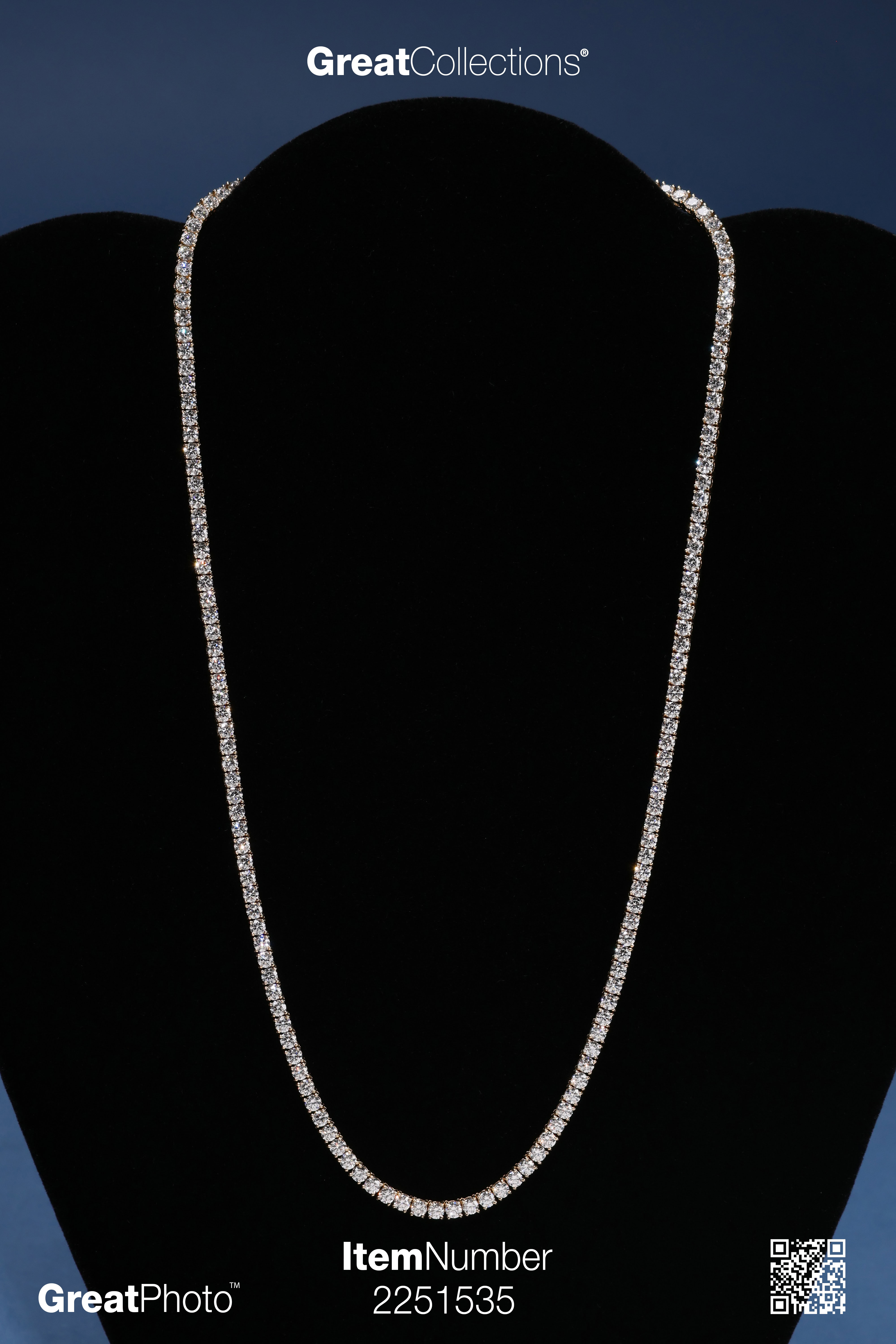 14K Yellow Gold Lab Grown Diamond Chain (16.90ctw, 20
