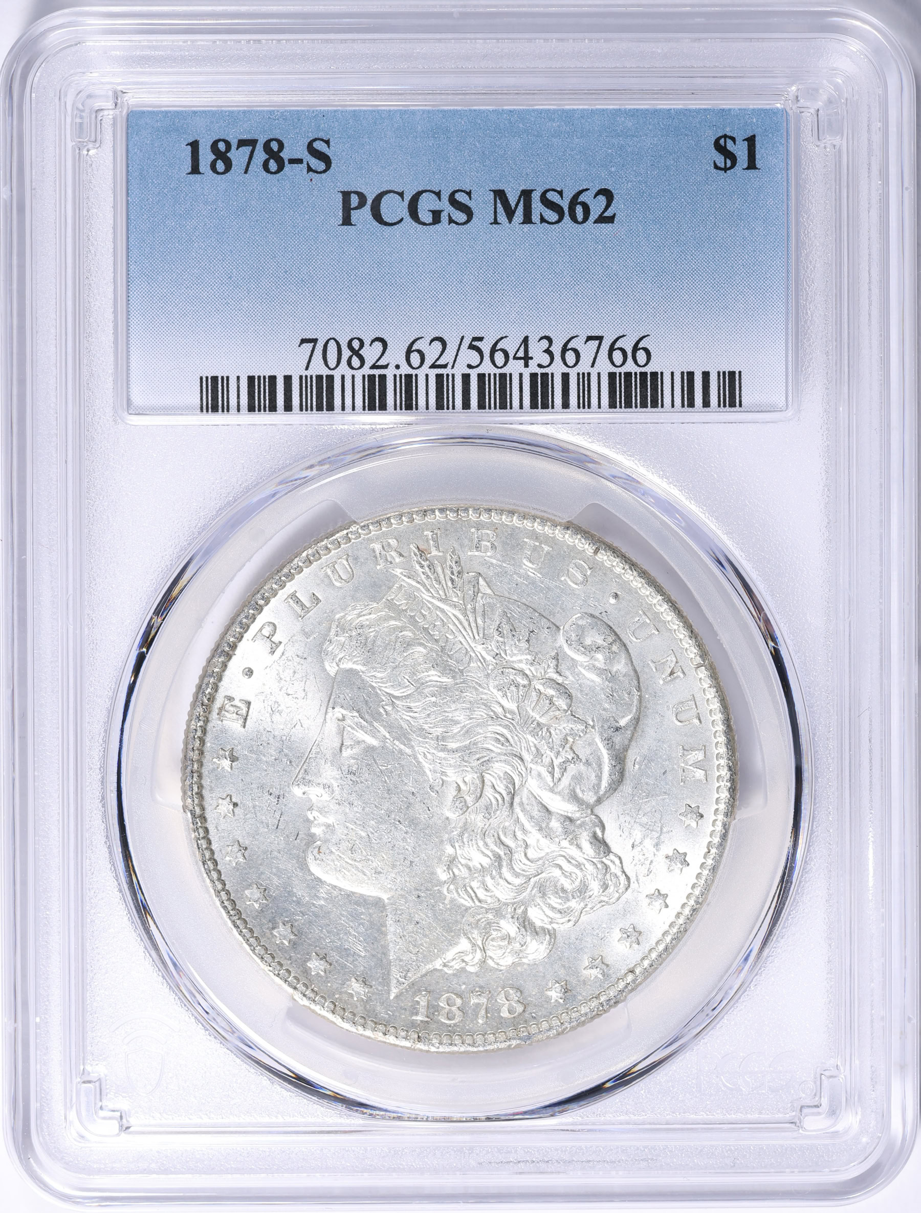 1878-S Morgan Silver Dollar PCGS MS-62 (Item 2251684