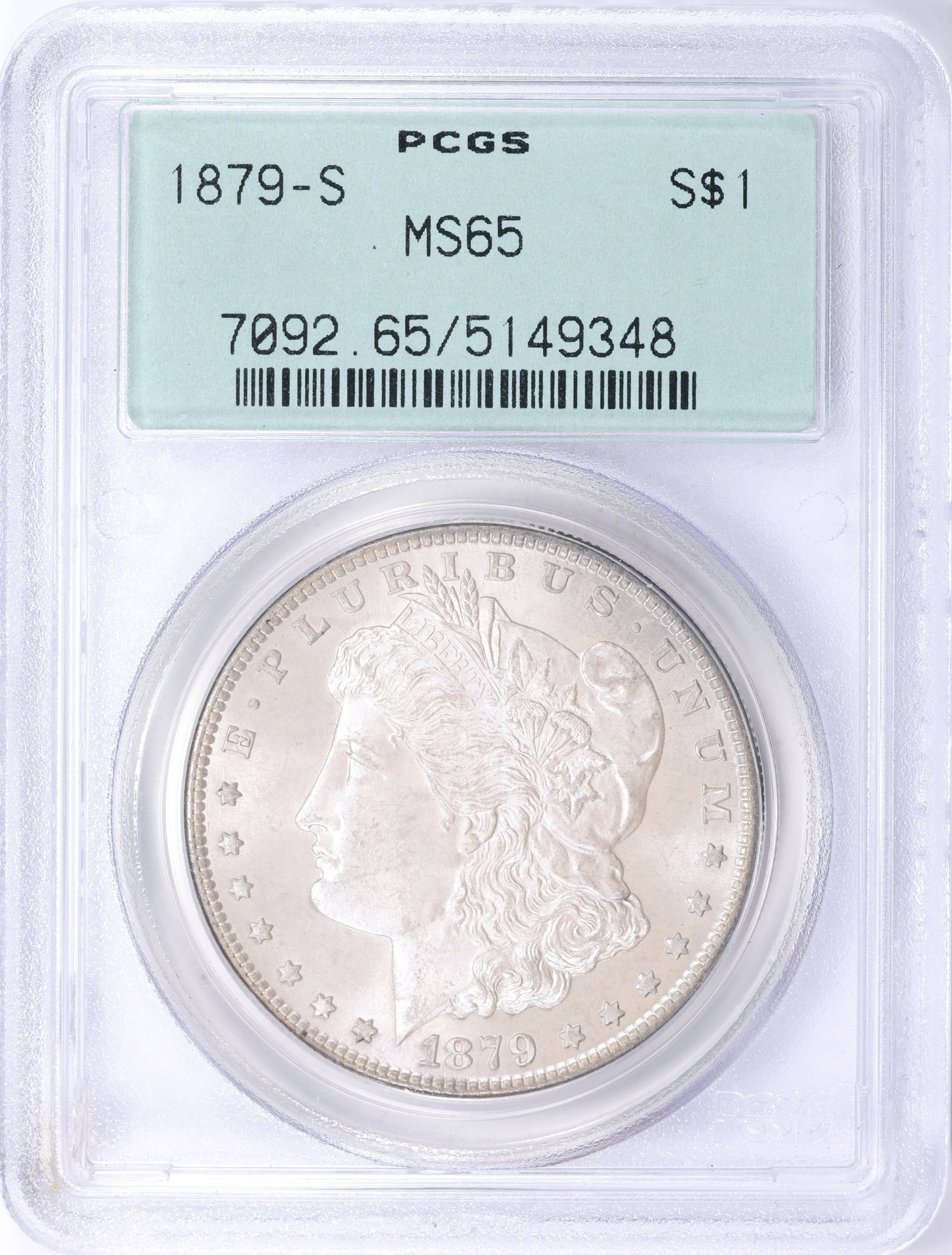 1879-S Morgan Silver Dollar PCGS MS-65 (Toned) (Item 2252942