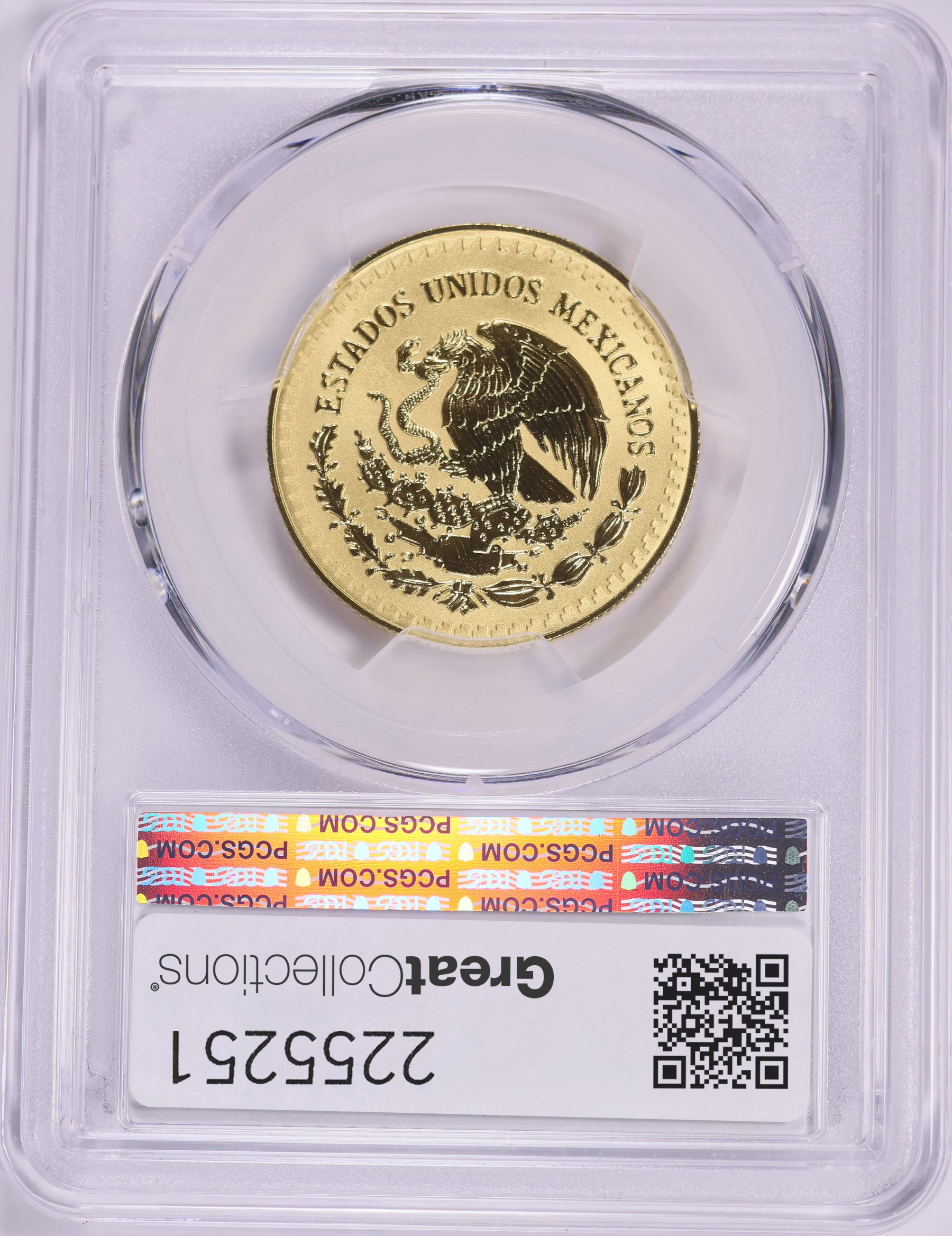 Mexico 2024-Mo Gold 1/2 Onza Libertad Reverse Proof KM-674 PCGS